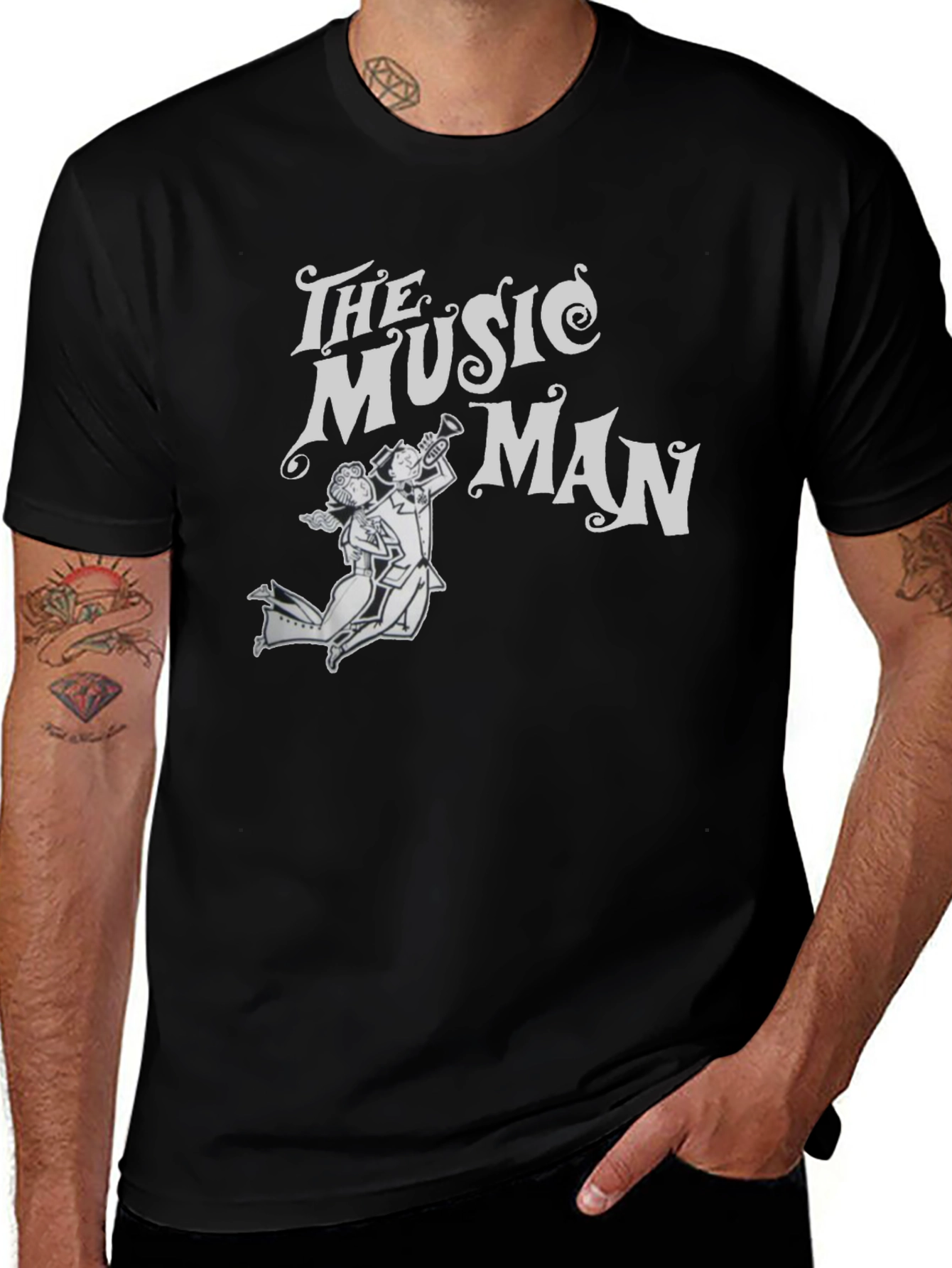 The Music Man T-Shirt - Classic Graphic Tee