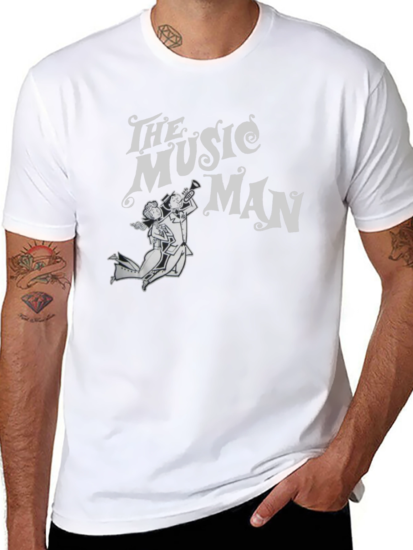 The Music Man T-Shirt - Classic Graphic Tee