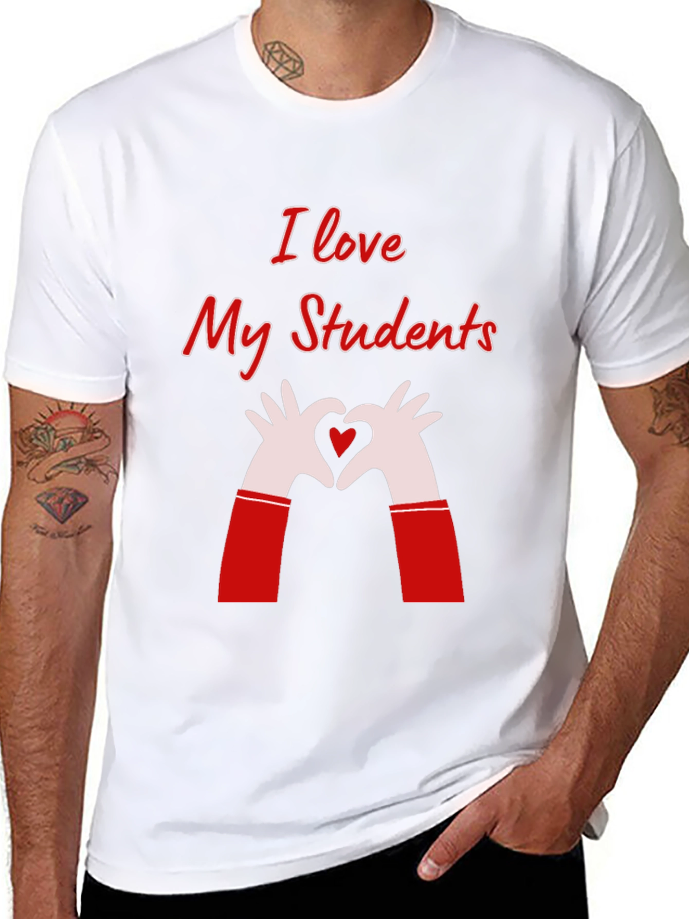I Love My Students Graphic Tee