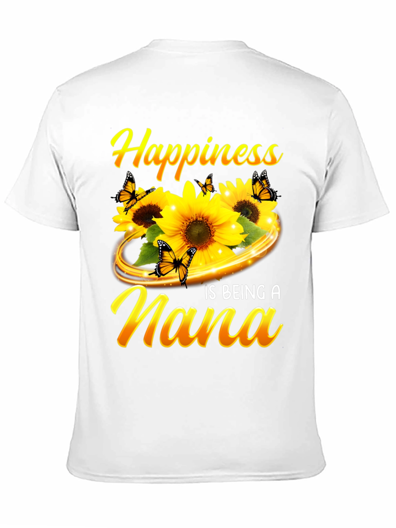 Happiness is Being A Nana Sunflower Graphic Tee