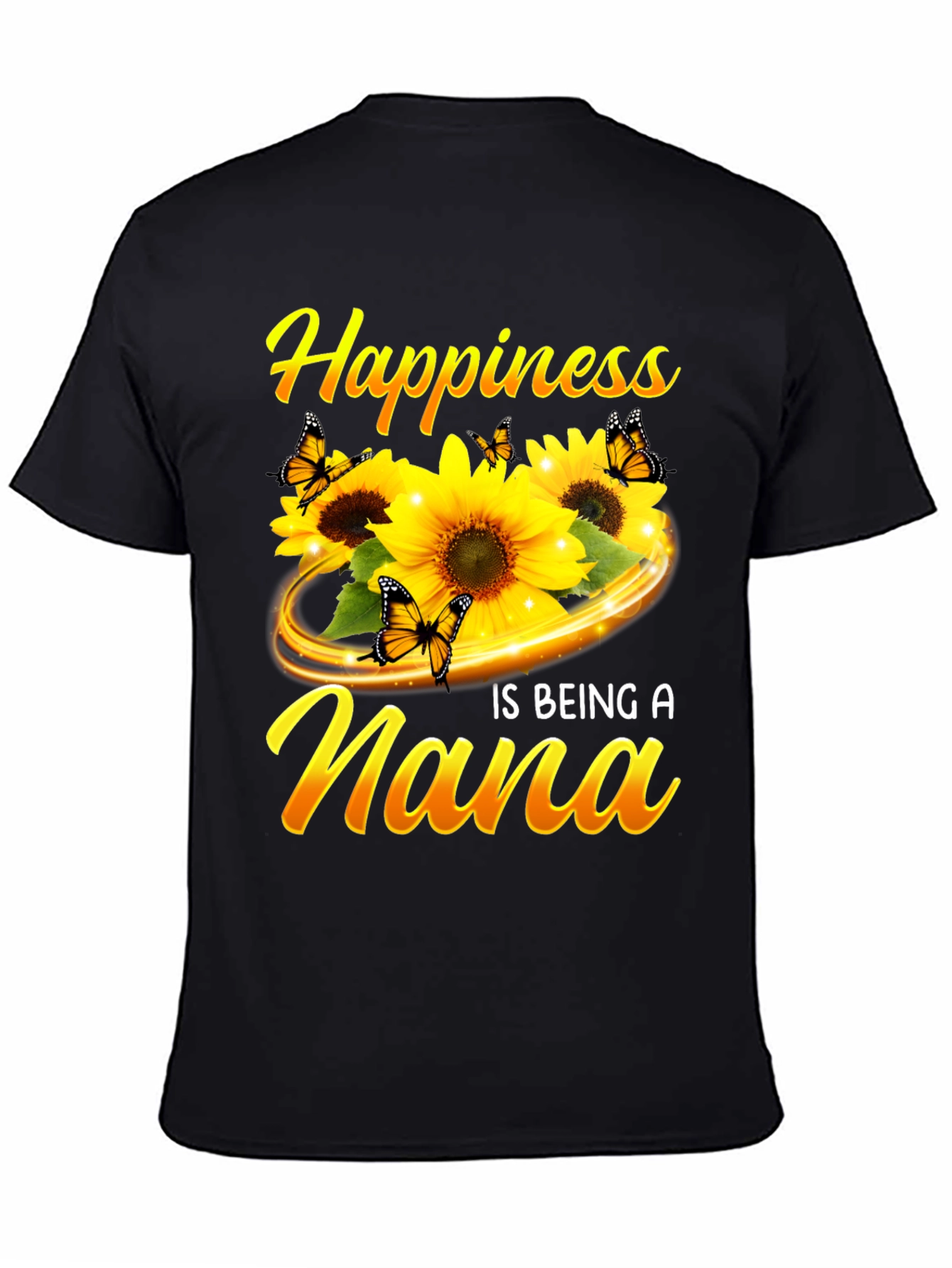 Happiness is Being A Nana Sunflower Graphic Tee