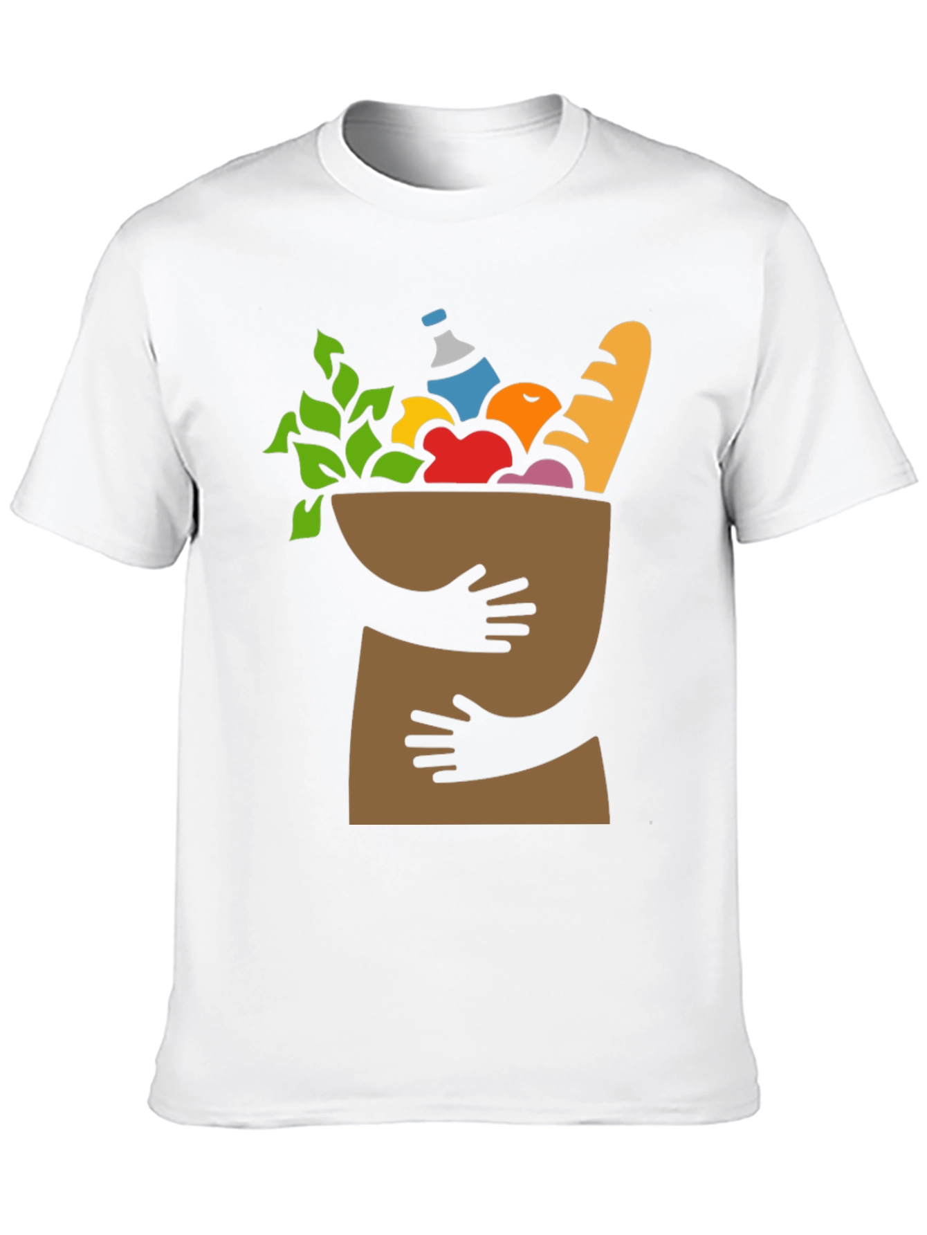 Grocery Hug T-Shirt - Black Comfort Fit Tee