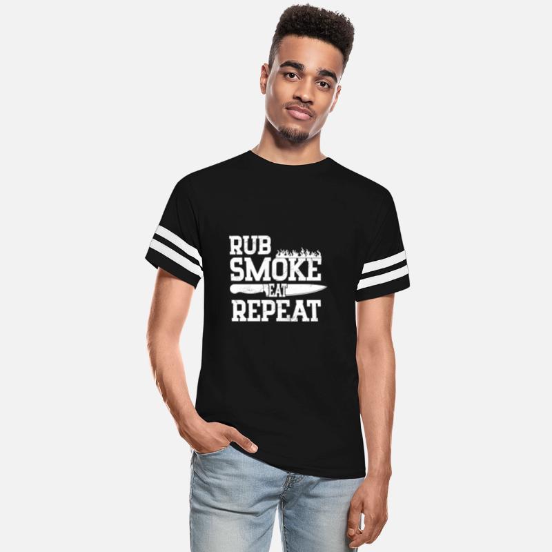 Rub Smoke Eat Repeat BBQ Lover Barbeque Grilling