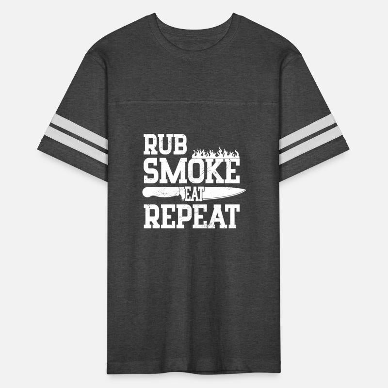 Rub Smoke Eat Repeat BBQ Lover Barbeque Grilling