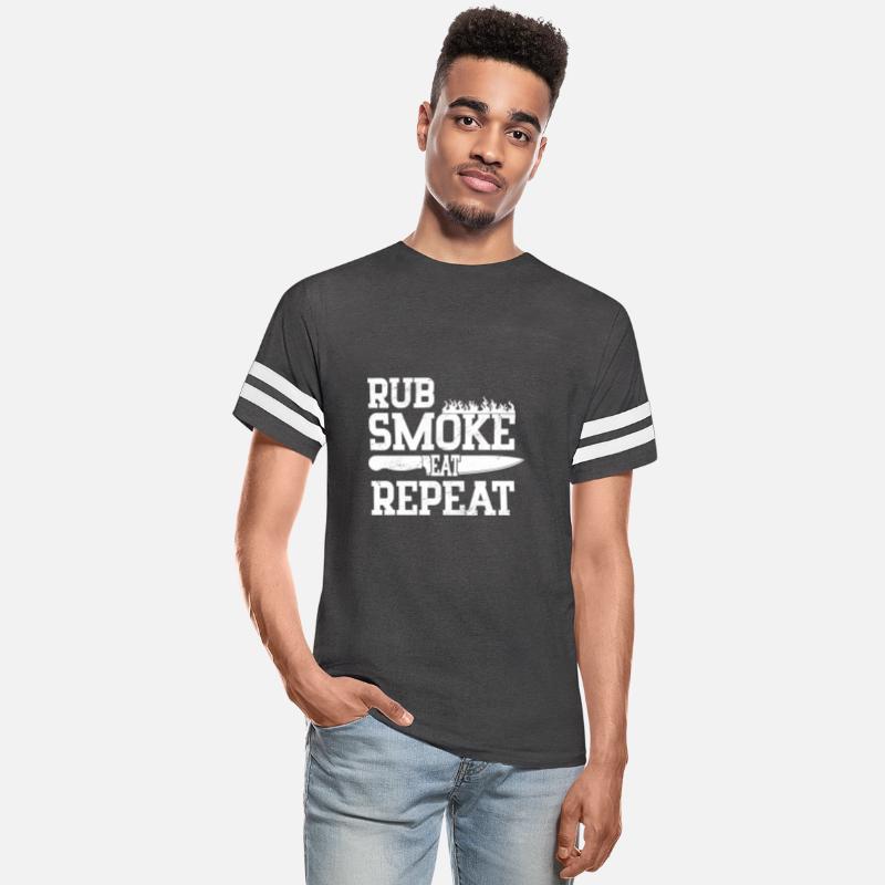 Rub Smoke Eat Repeat BBQ Lover Barbeque Grilling