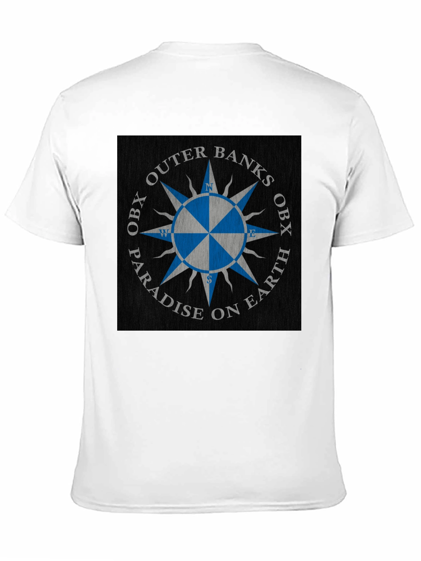 Outer Banks OBX Paradise Compass Graphic T-Shirt