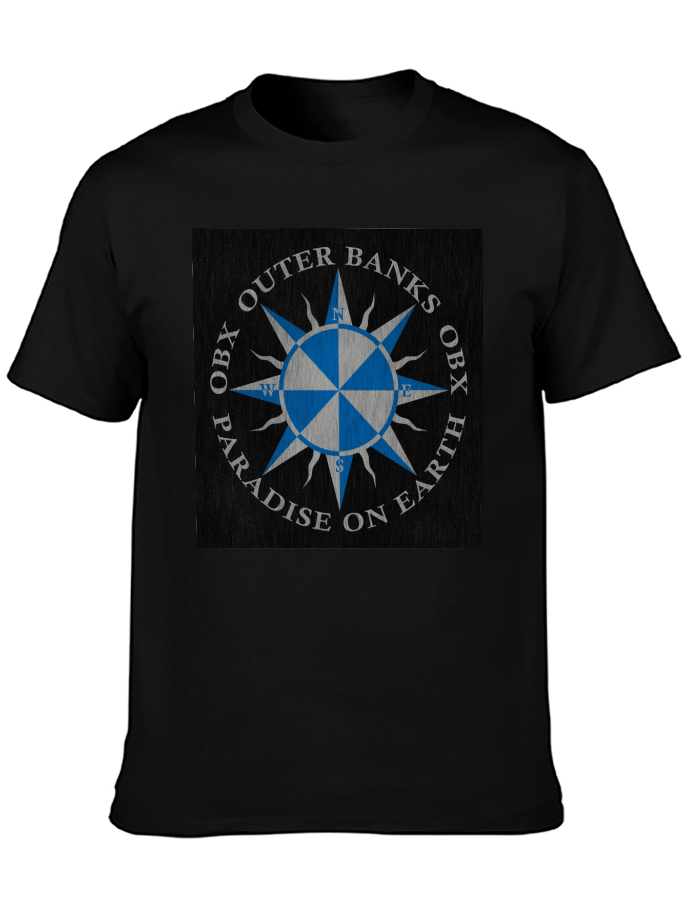 Outer Banks OBX Paradise Compass Graphic T-Shirt