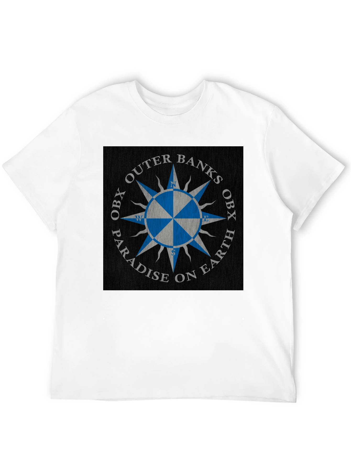 Outer Banks OBX Paradise Compass Graphic T-Shirt