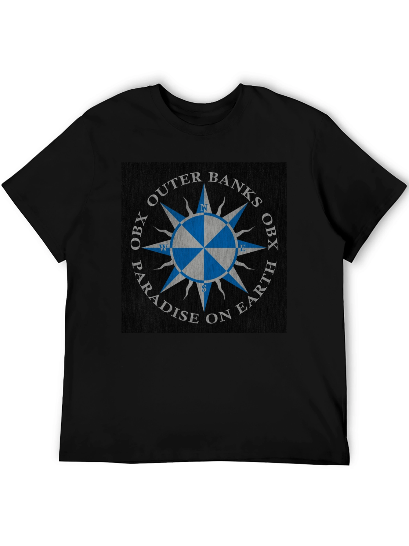 Outer Banks OBX Paradise Compass Graphic T-Shirt