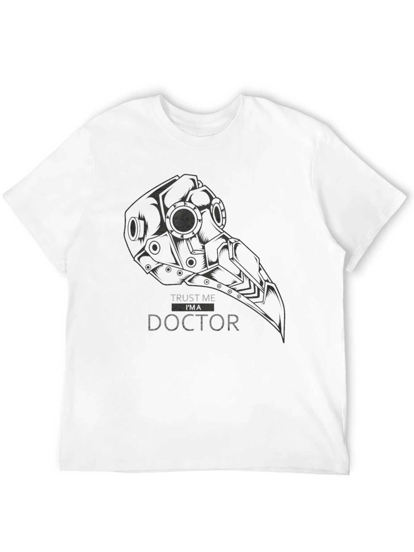 Plague Doctor Graphic Tee - Trust Me