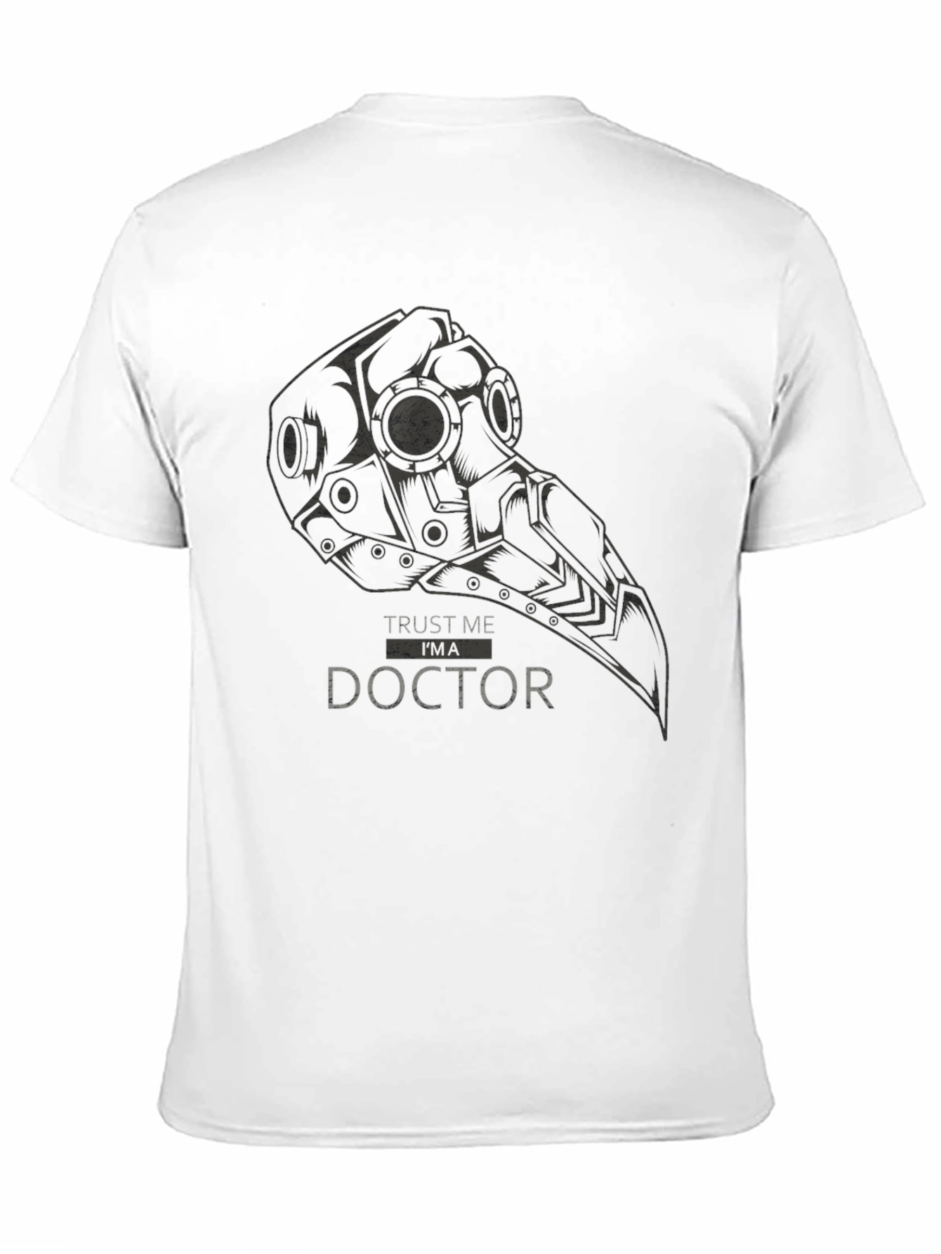 Plague Doctor Graphic Tee - Trust Me