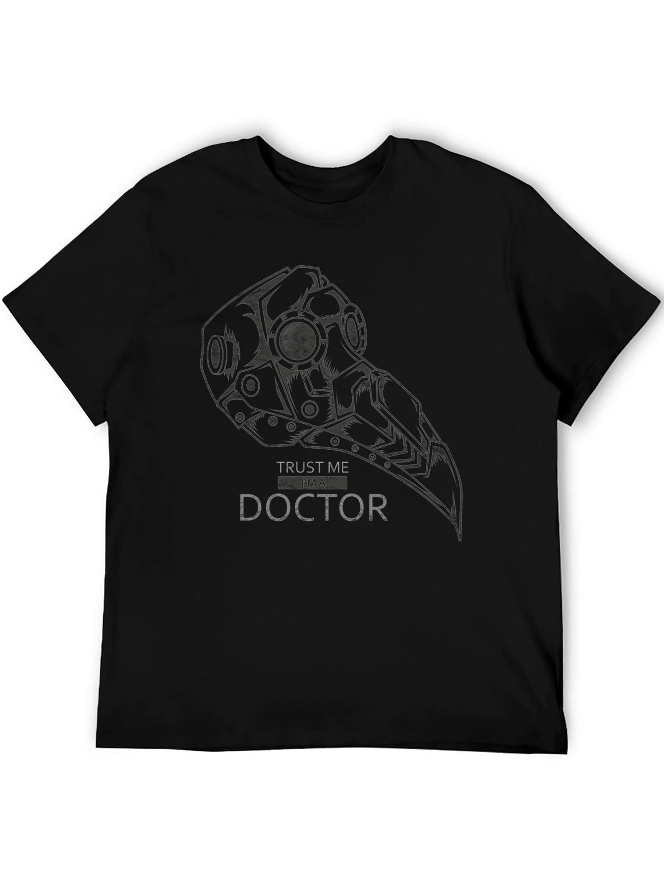 Plague Doctor Graphic Tee - Trust Me