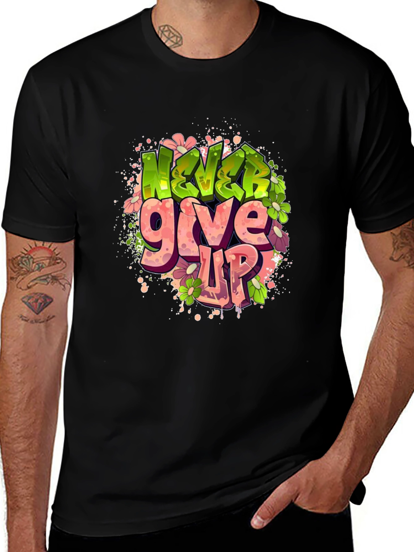Never Give Up T-Shirt