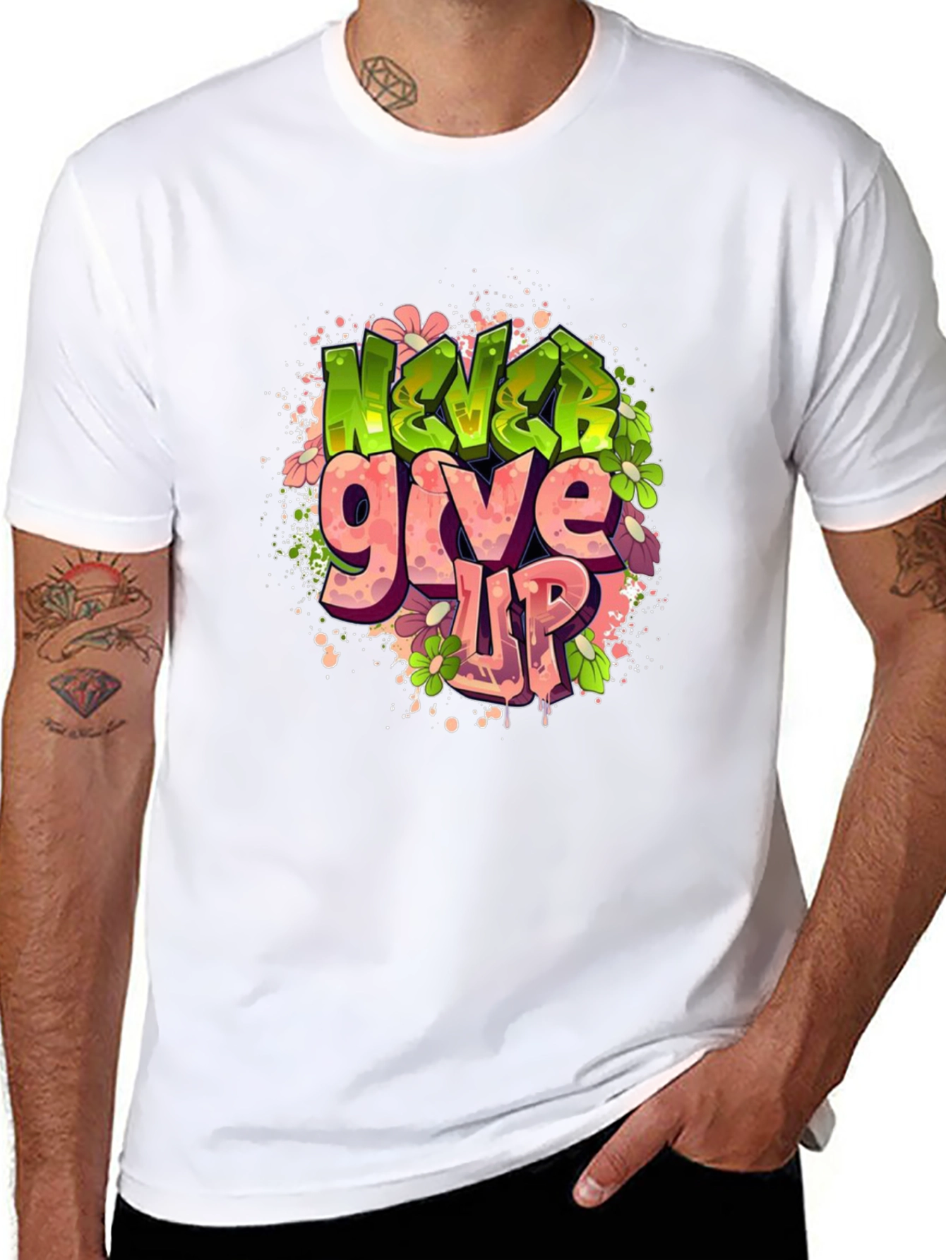 Never Give Up T-Shirt