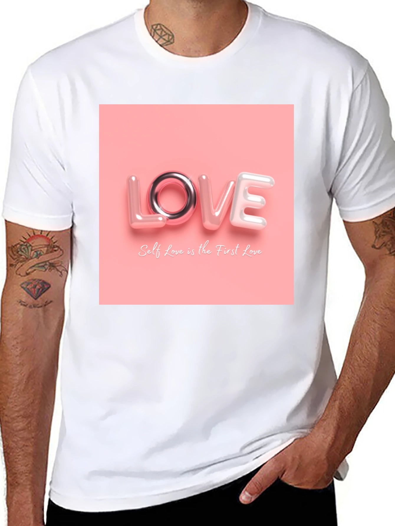 Love First T-Shirt Valentines Day Graphic Tee
