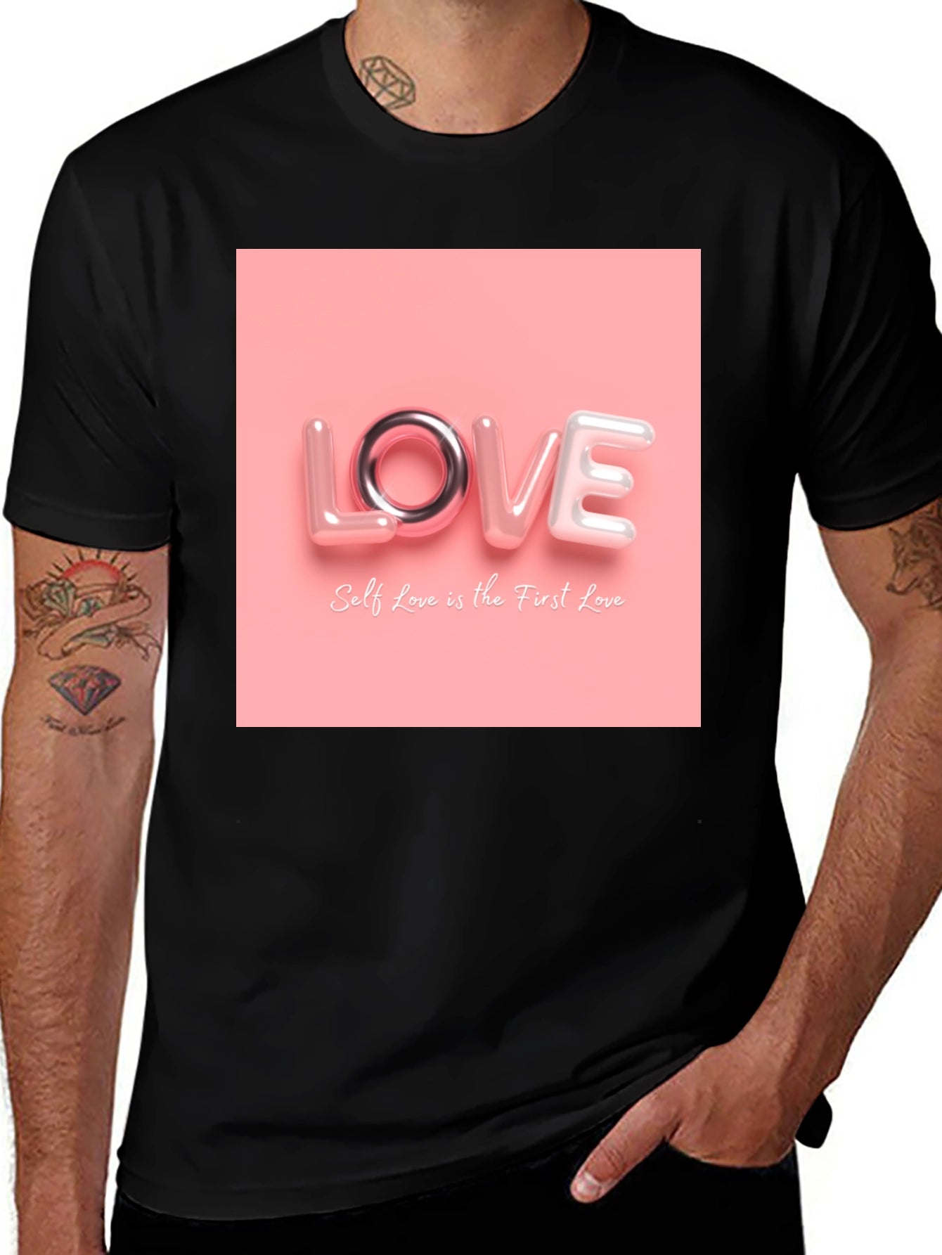 Love First T-Shirt Valentines Day Graphic Tee