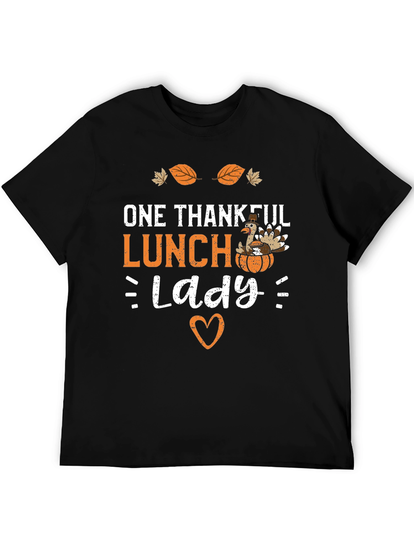 One Thankful Lunch Lady Thanksgiving T-Shirt