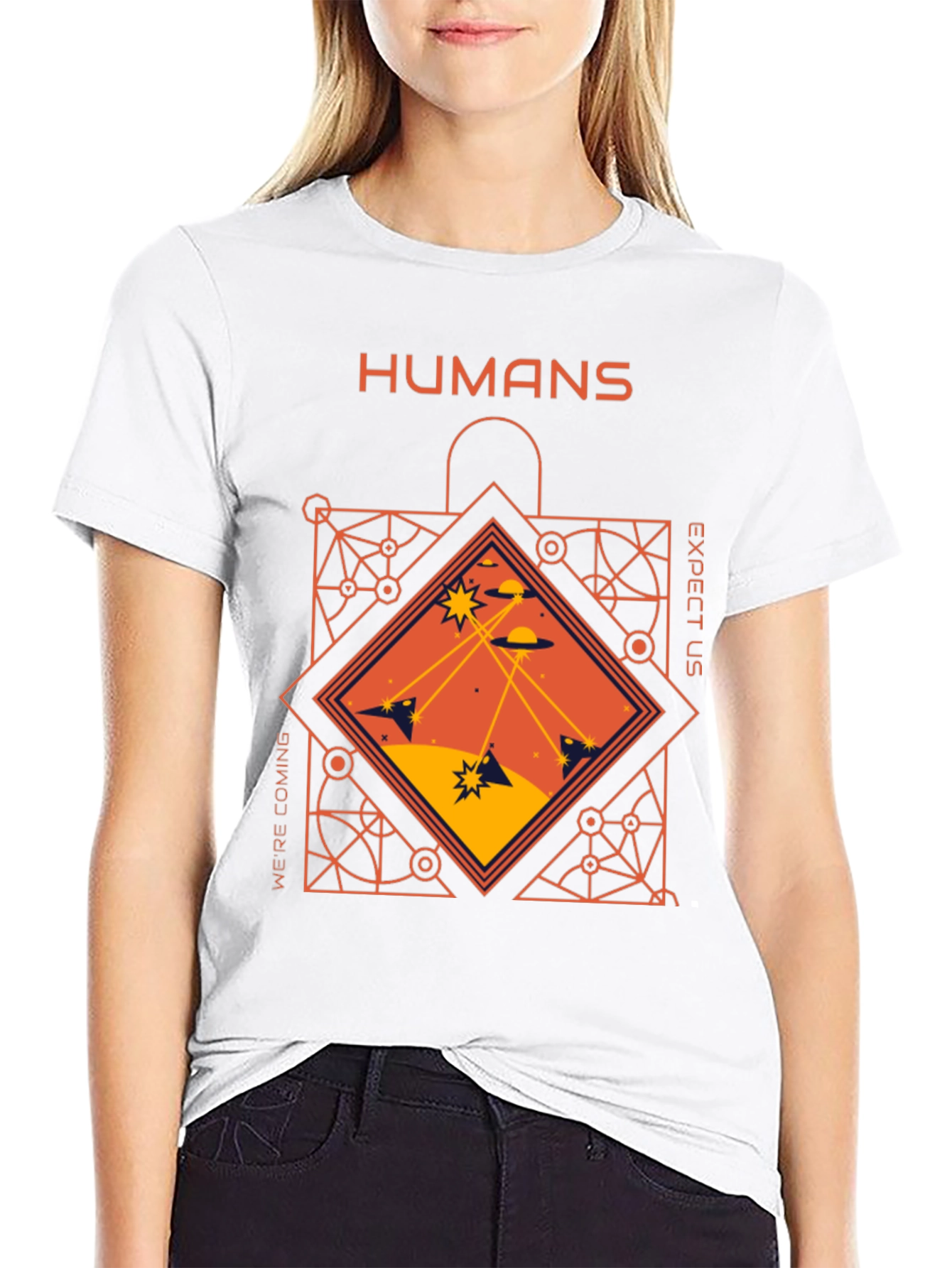 Humans Expect Us T-Shirt Sci-Fi Tee