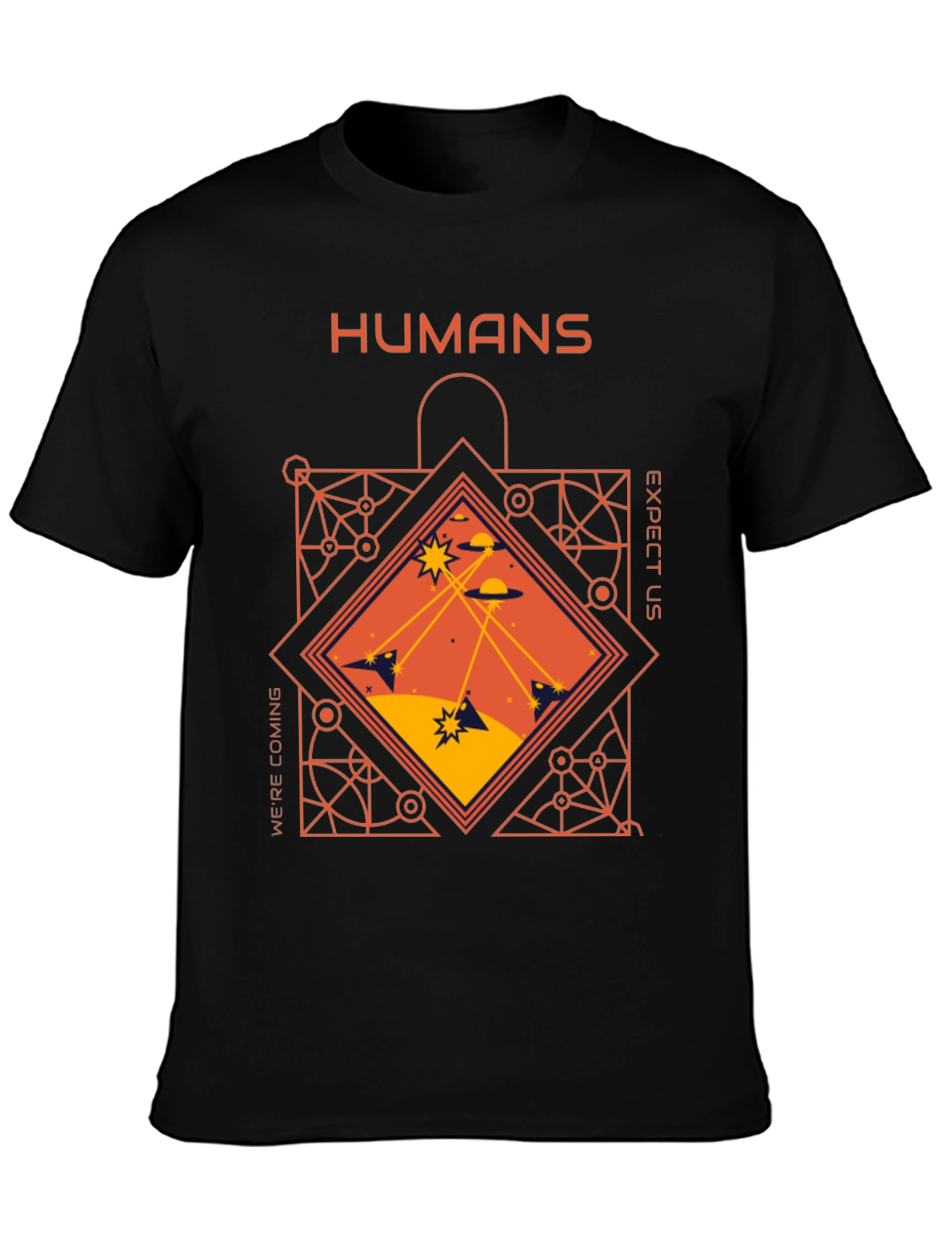 Humans Expect Us T-Shirt Sci-Fi Tee