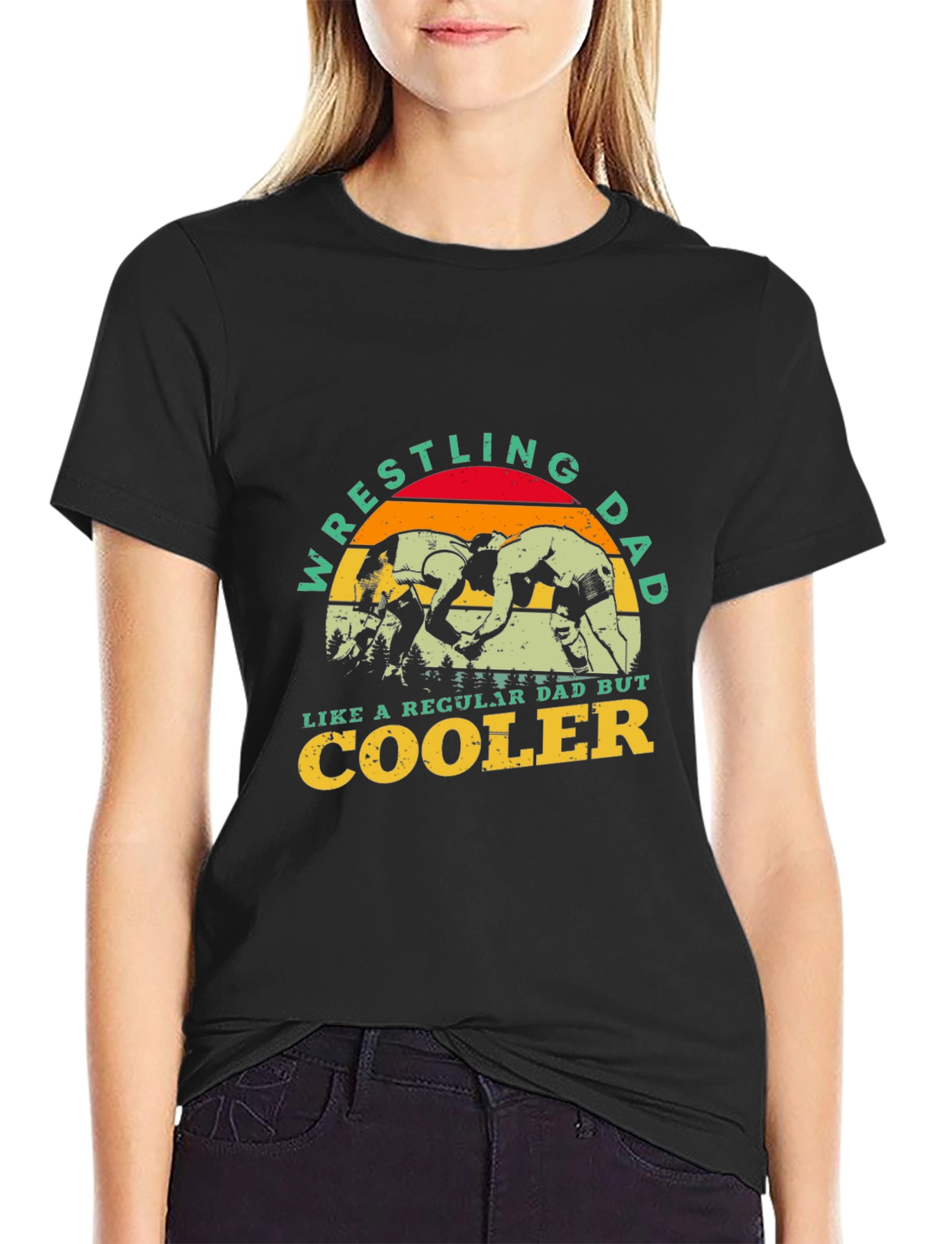 Wrestling Dad T-Shirt - Cool Dad Edition