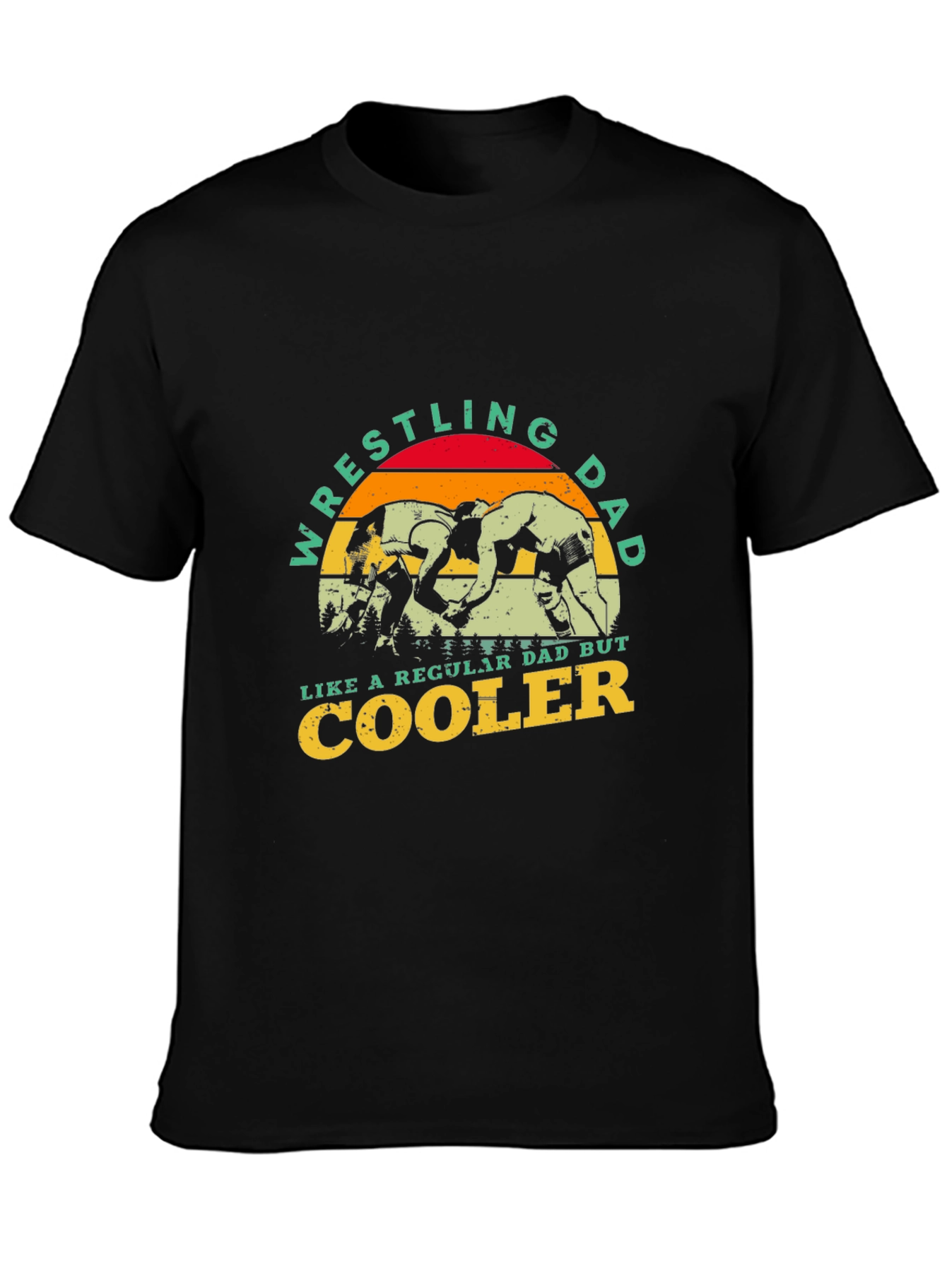 Wrestling Dad T-Shirt - Cool Dad Edition