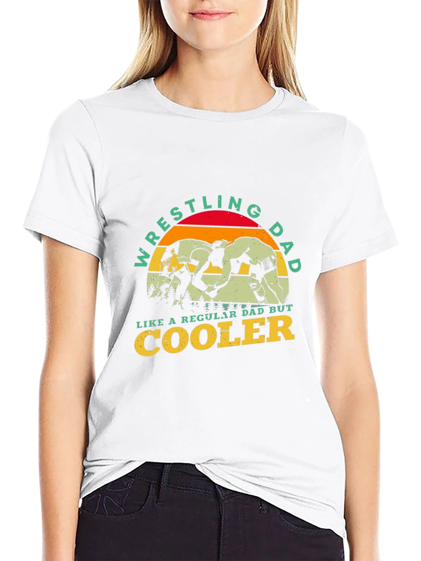 Wrestling Dad T-Shirt - Cool Dad Edition