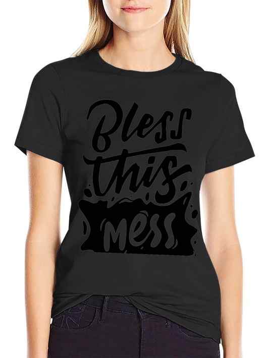 Bless This Mess Graphic Tee - Stylish & Comfortable