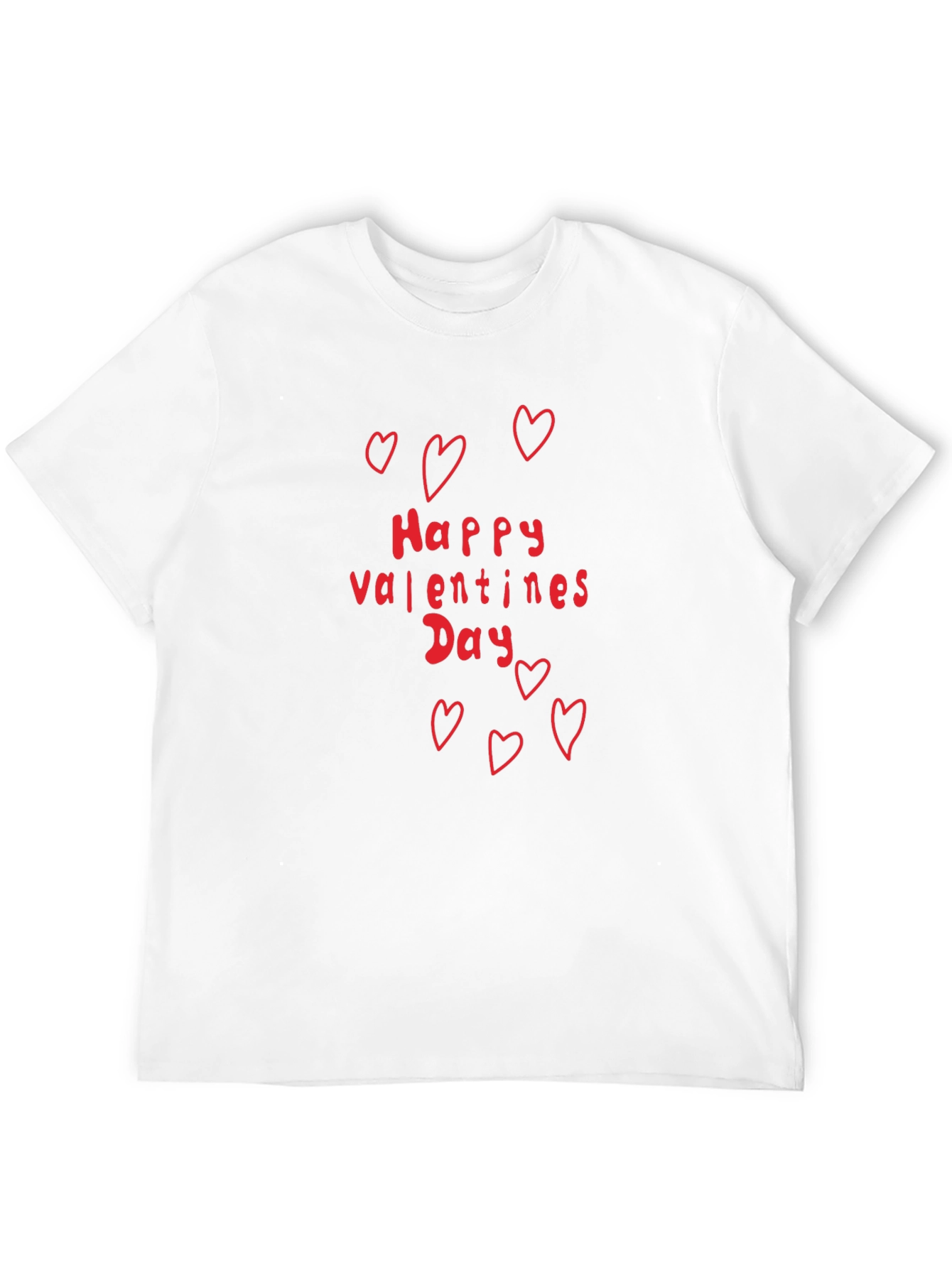 Happy Valentines Day T-Shirt Heart Graphic Tee