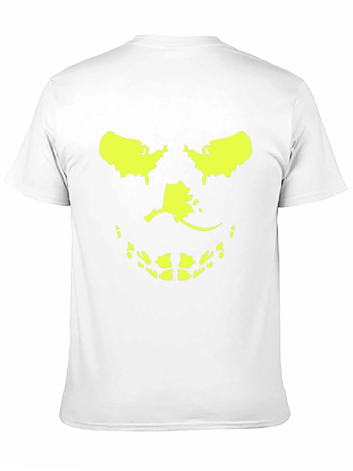 USA Map Grimace T-Shirt - Black Graphic Tee