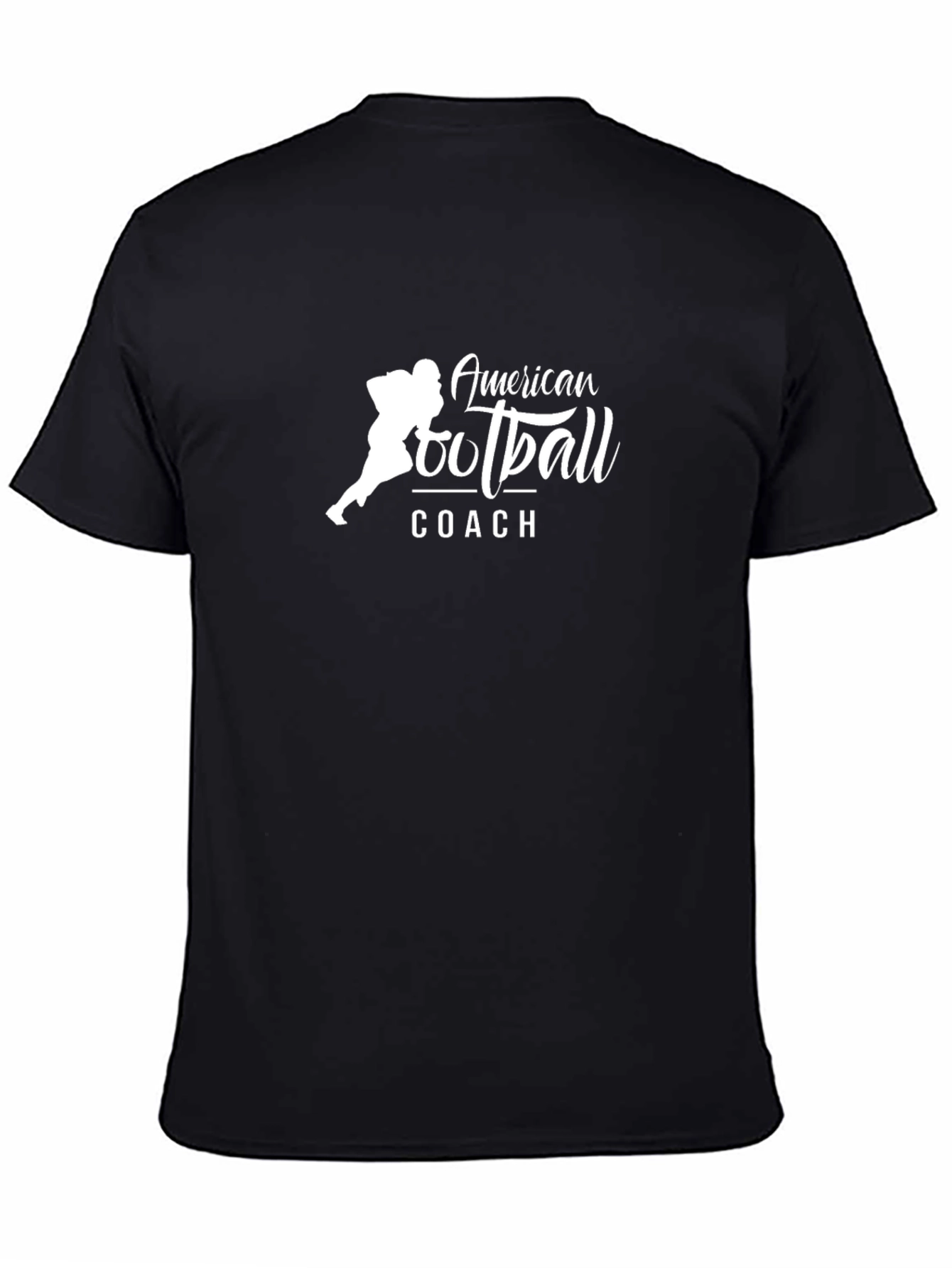 American Football Coach T-Shirt - Black