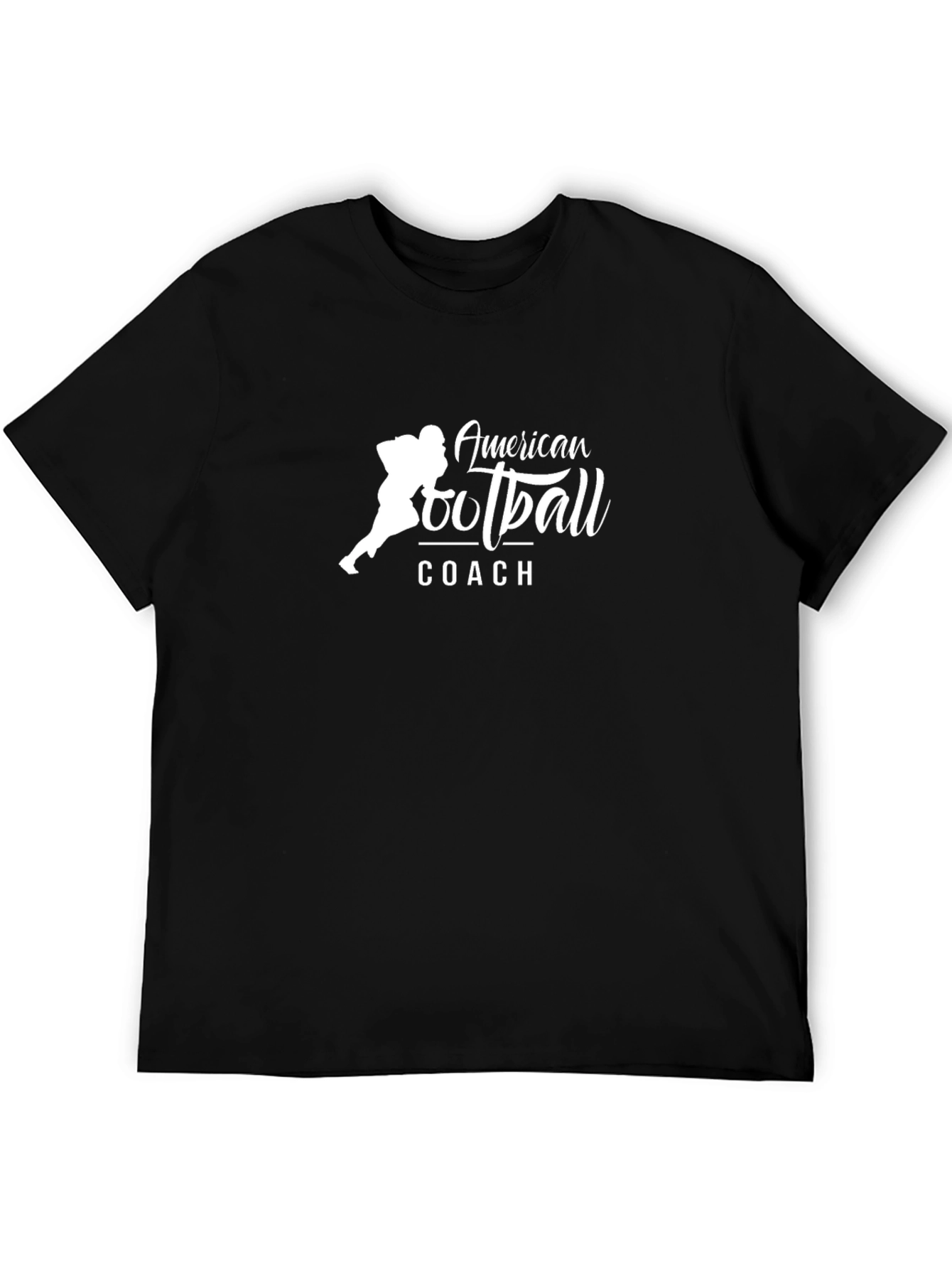 American Football Coach T-Shirt - Black