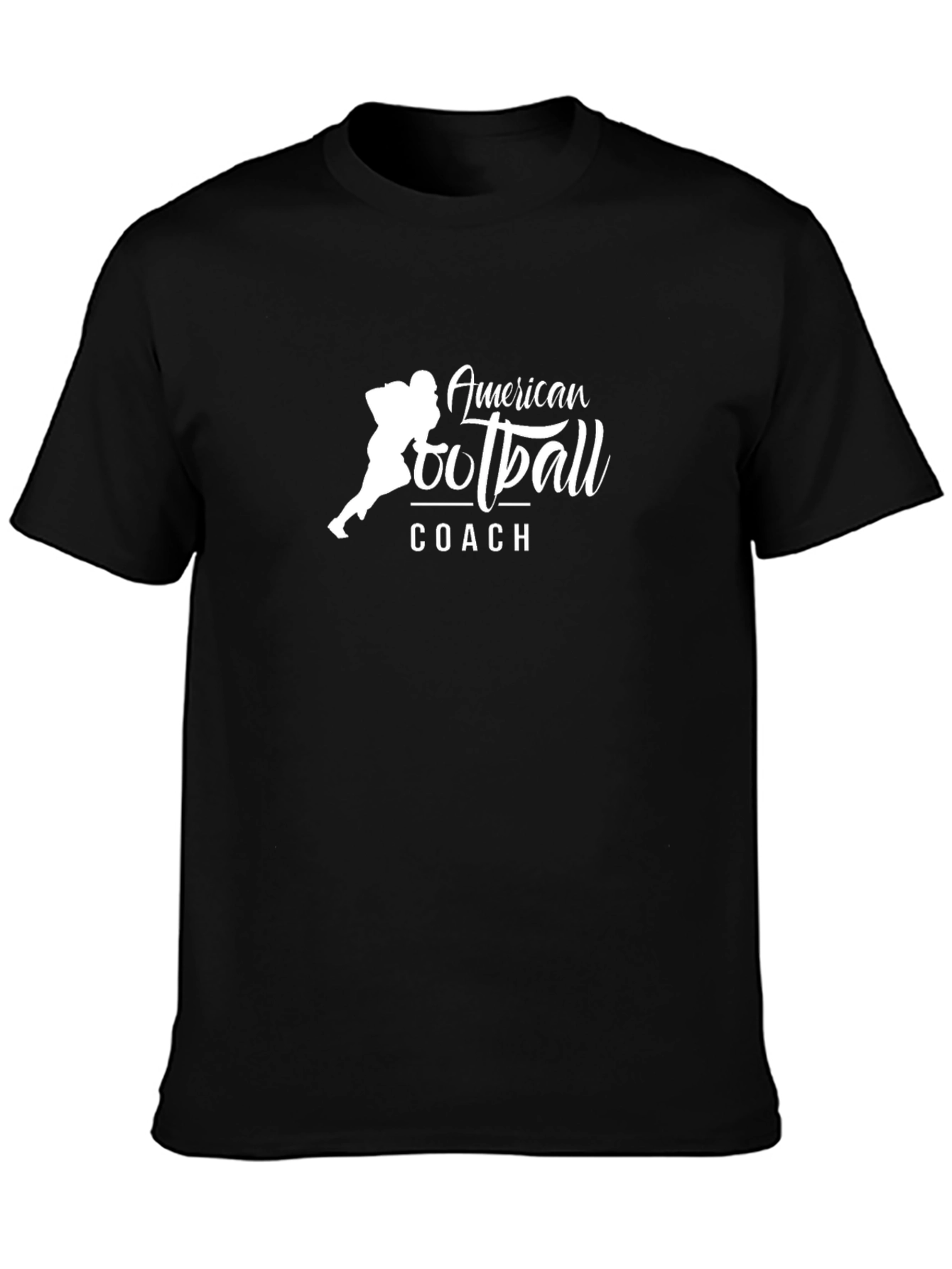 American Football Coach T-Shirt - Black