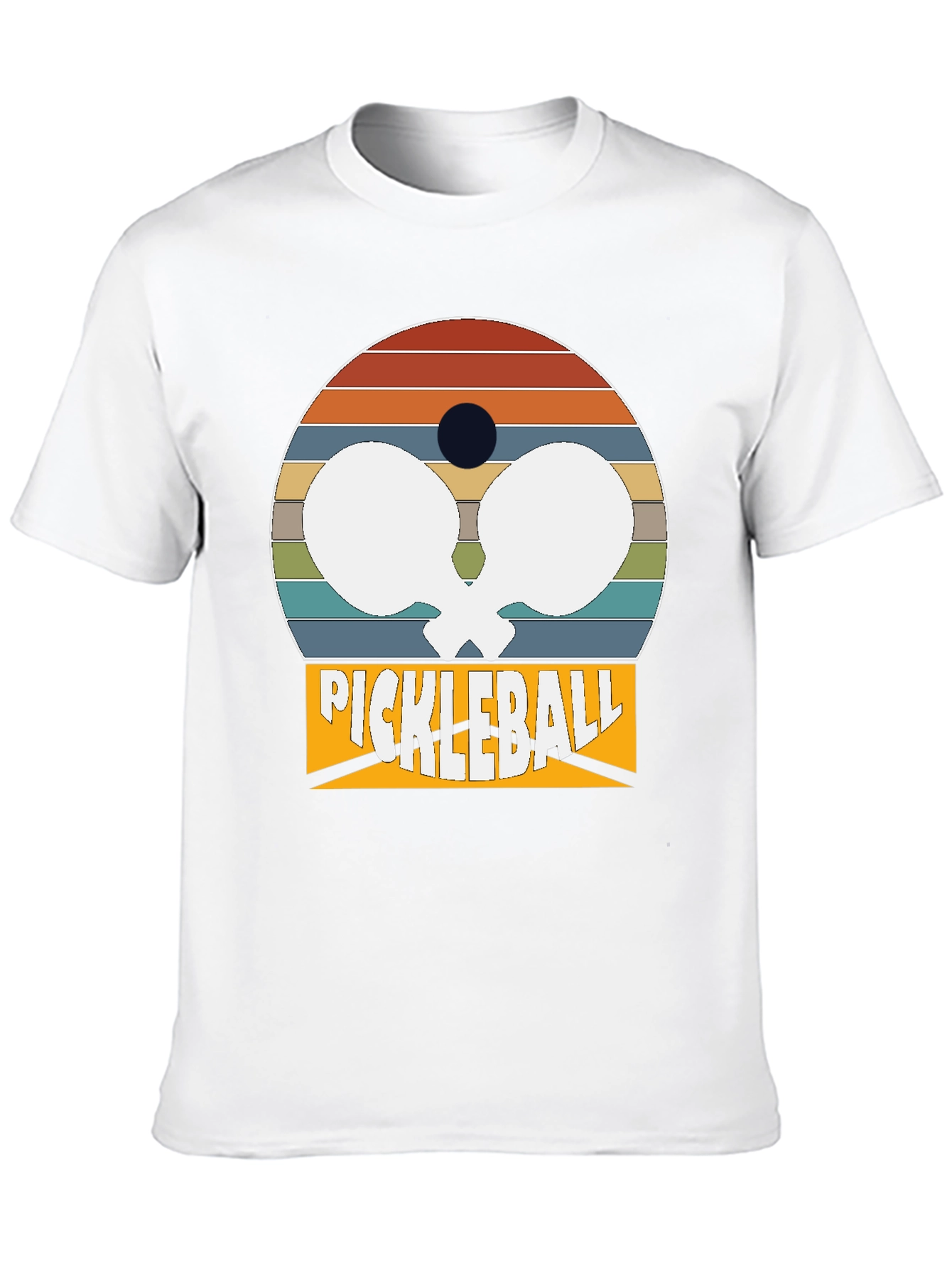 Pickleball Retro Sunset T-Shirt