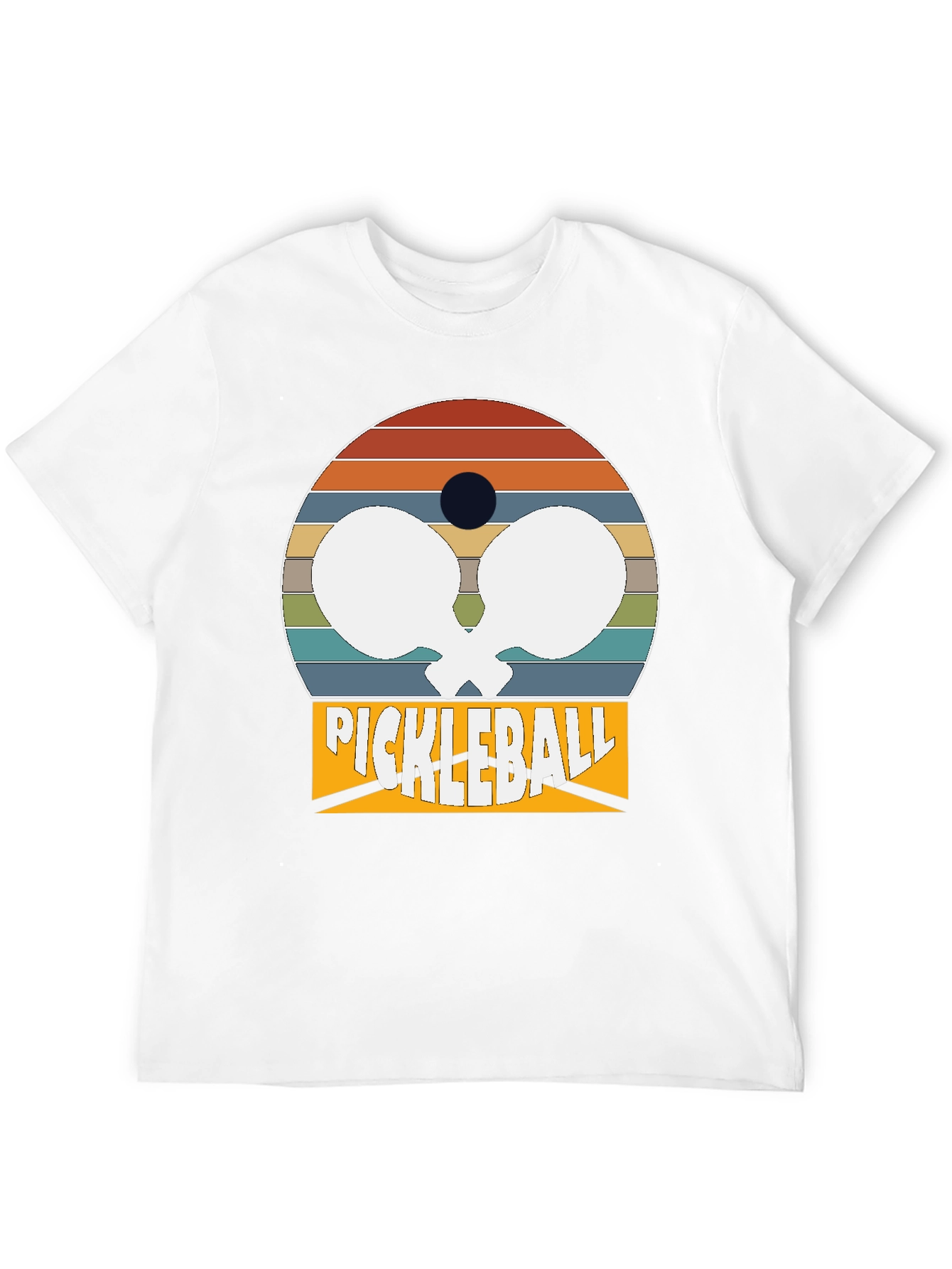 Pickleball Retro Sunset T-Shirt