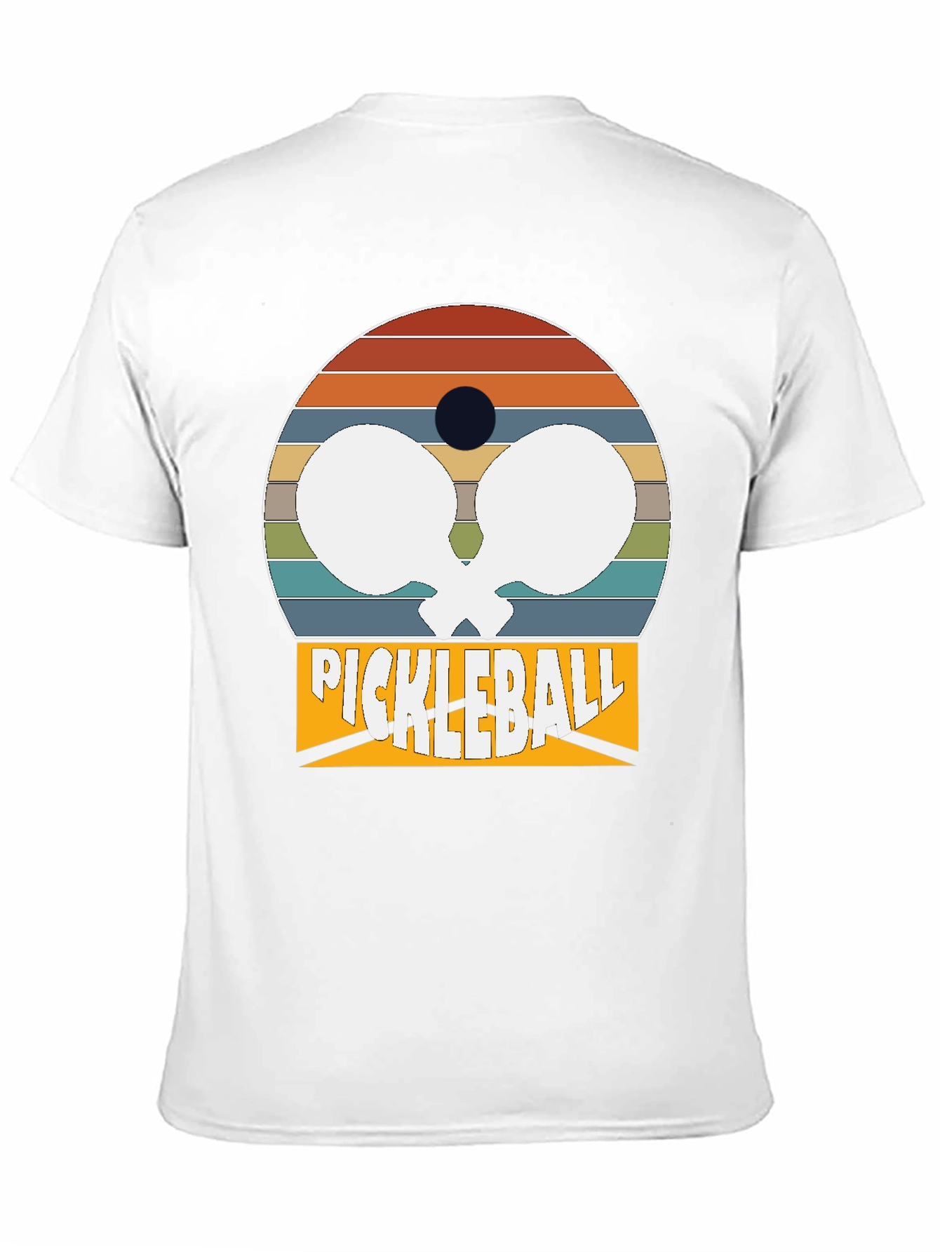 Pickleball Retro Sunset T-Shirt