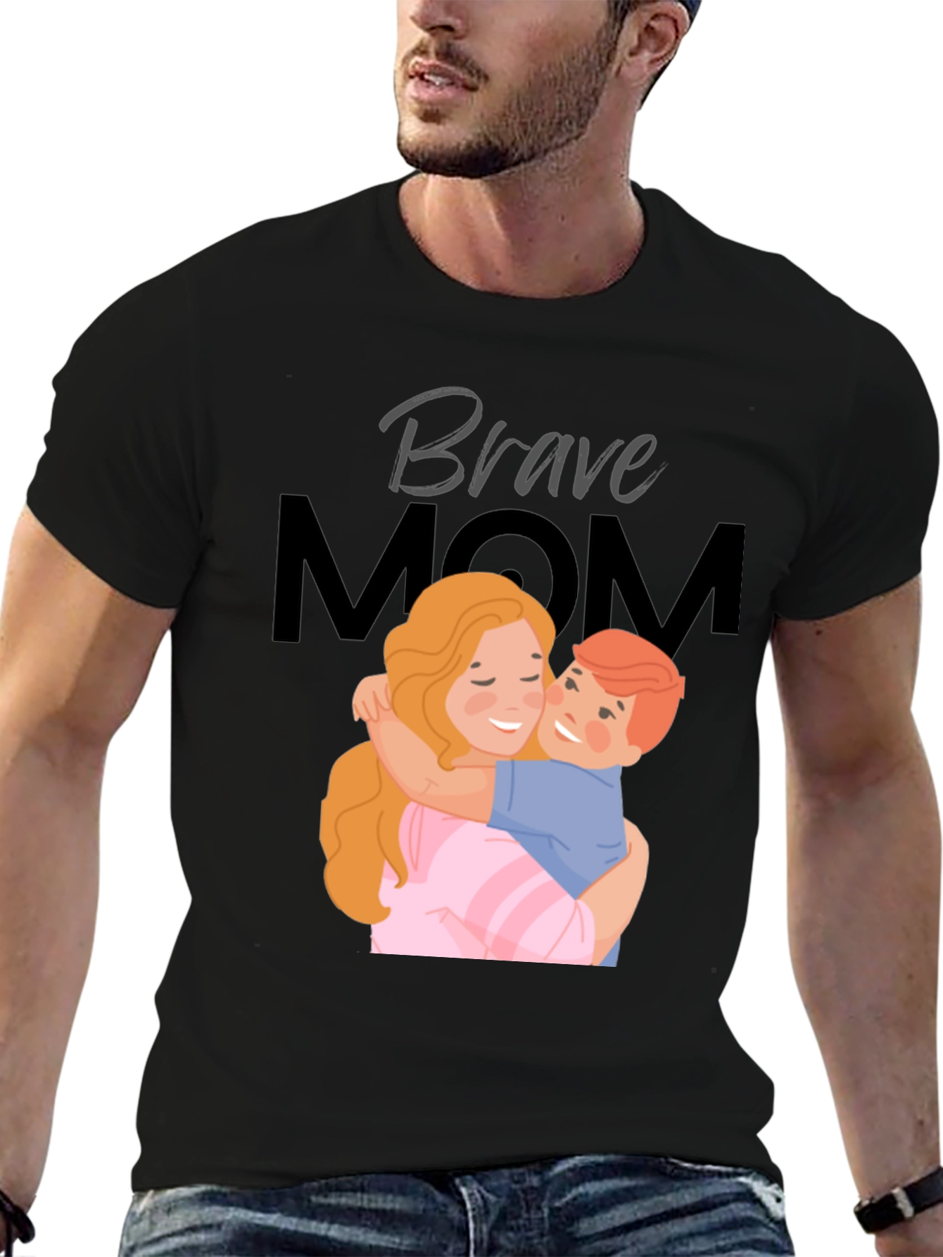 Brave Mom T-Shirt - Mothers Day Gift