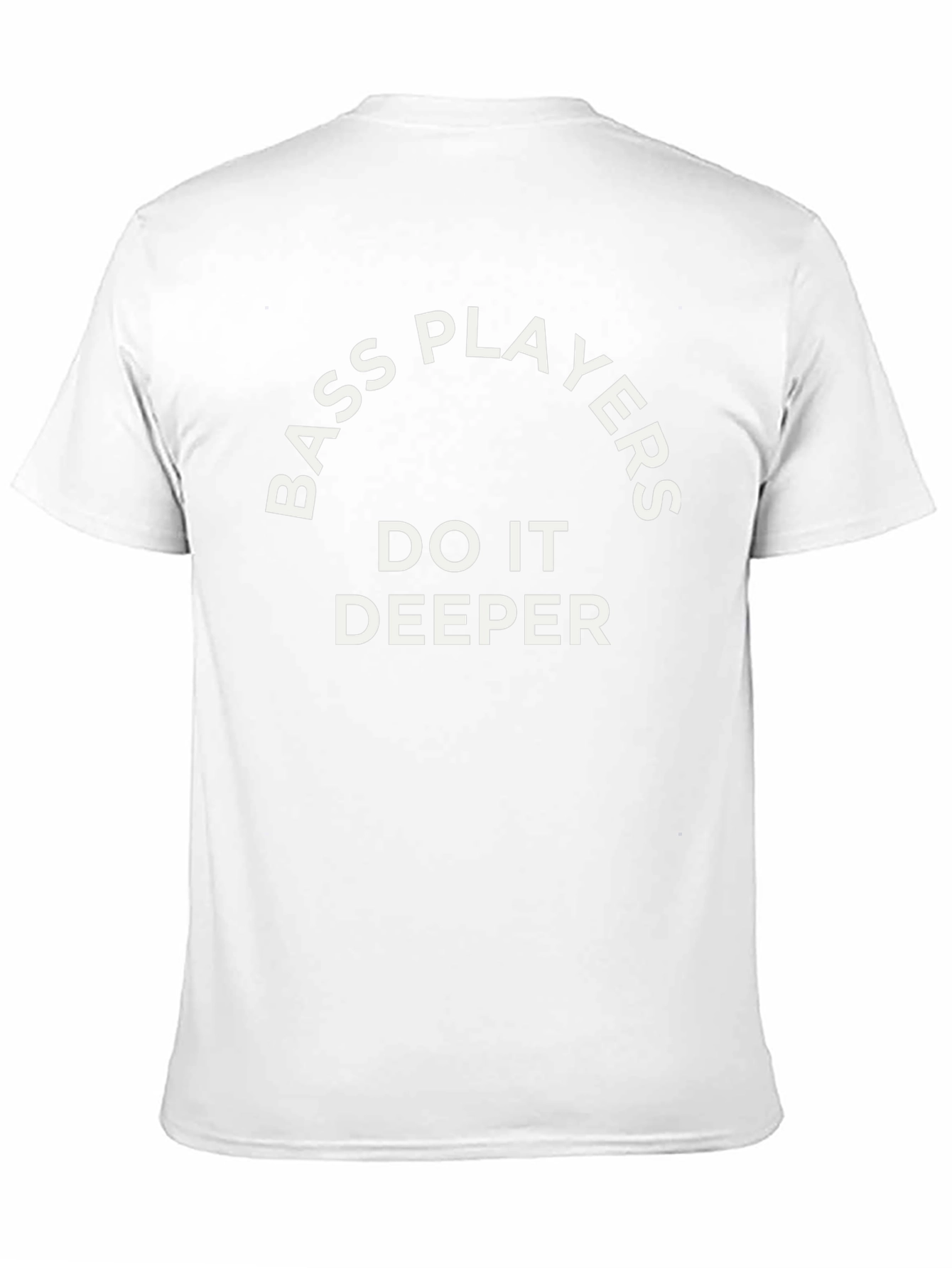 Bass Players Do It Deeper Black T-Shirt