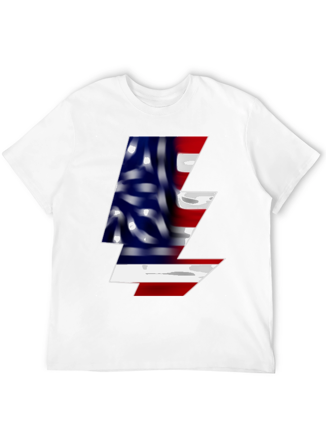 American Flag Lightning Bolt Graphic Tee