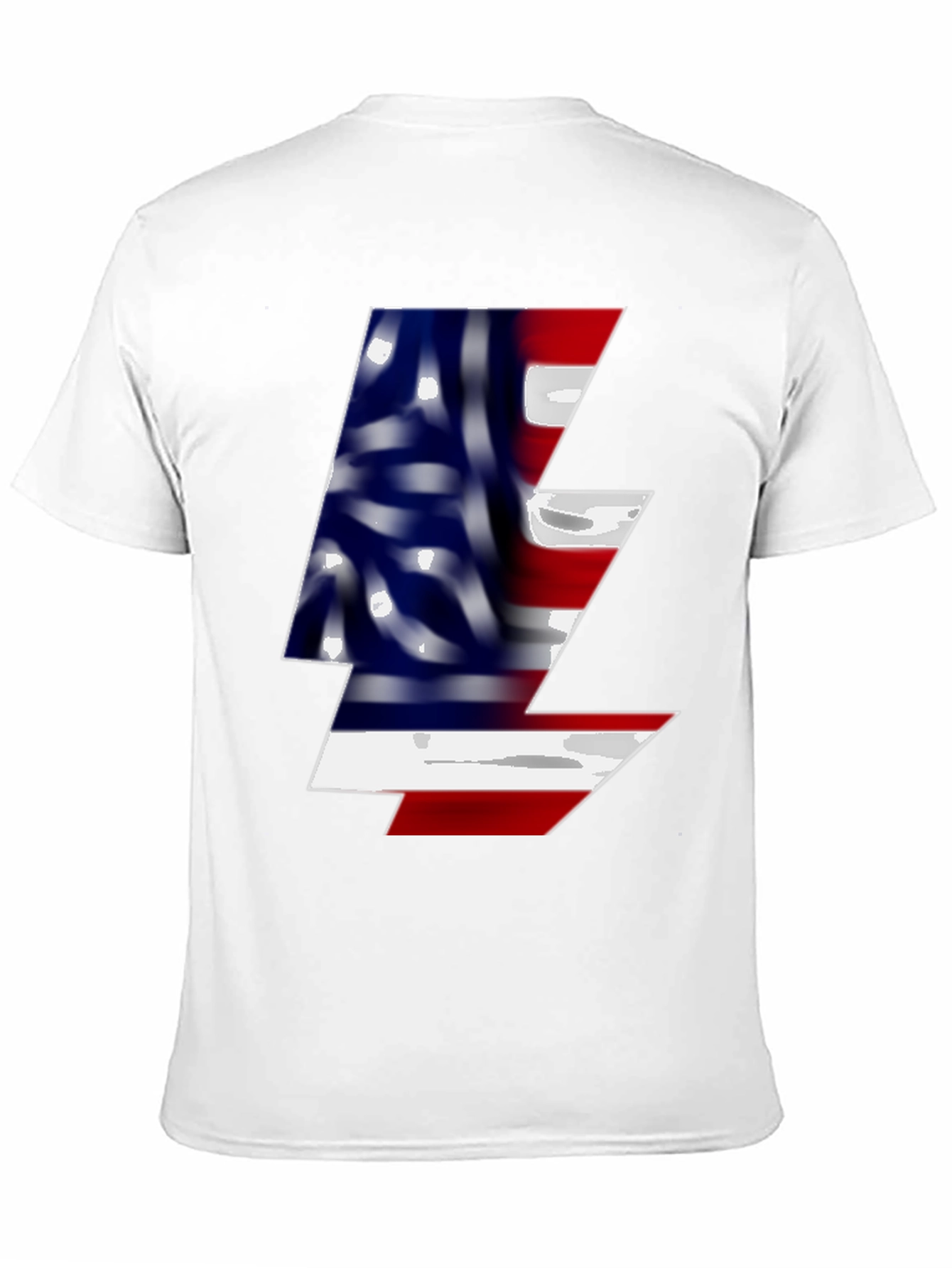American Flag Lightning Bolt Graphic Tee