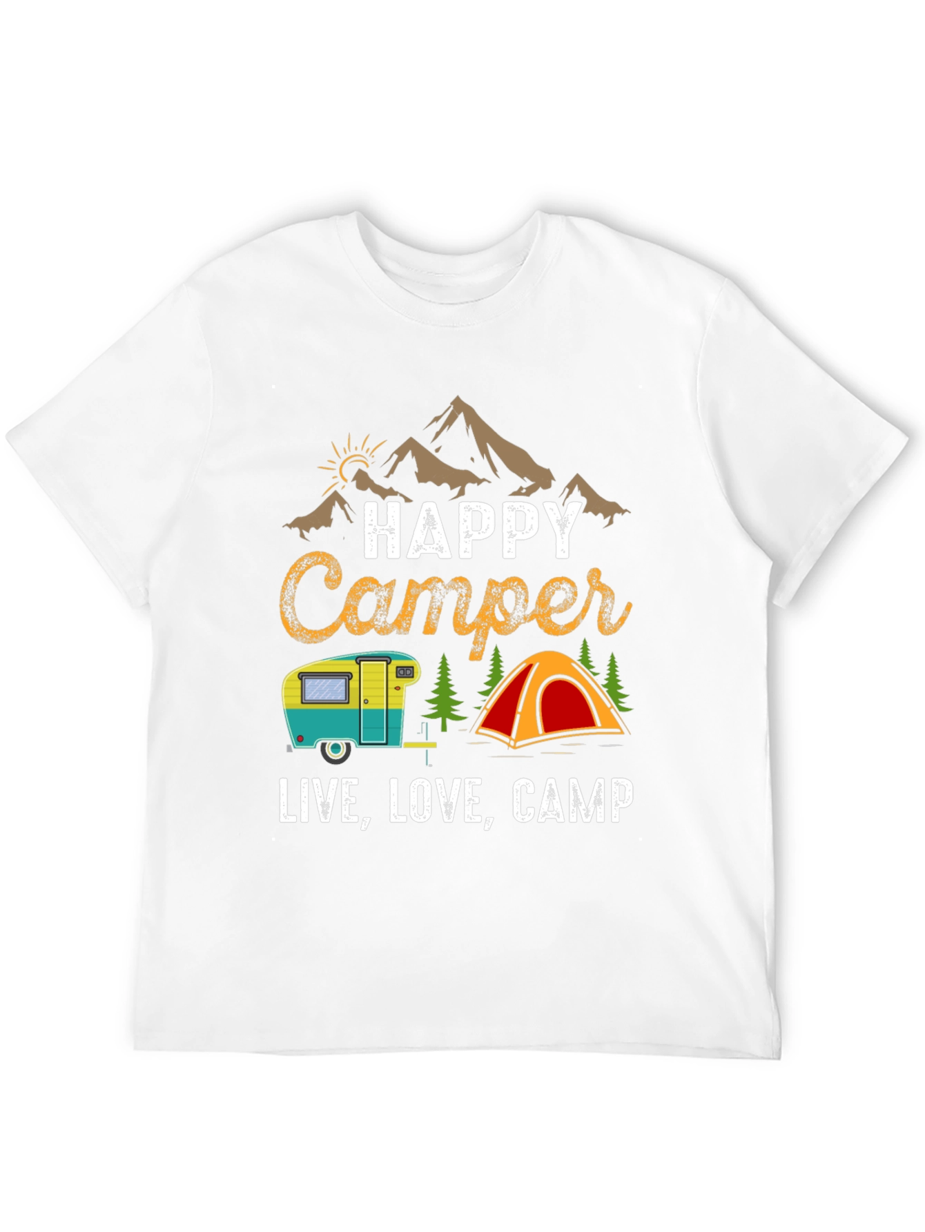 Happy Camper Graphic Tee - Live Love Camp