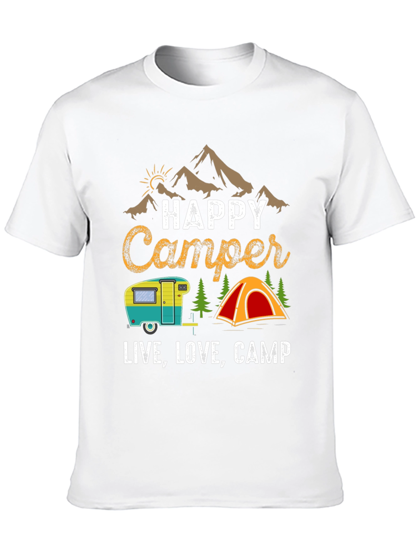 Happy Camper Graphic Tee - Live Love Camp