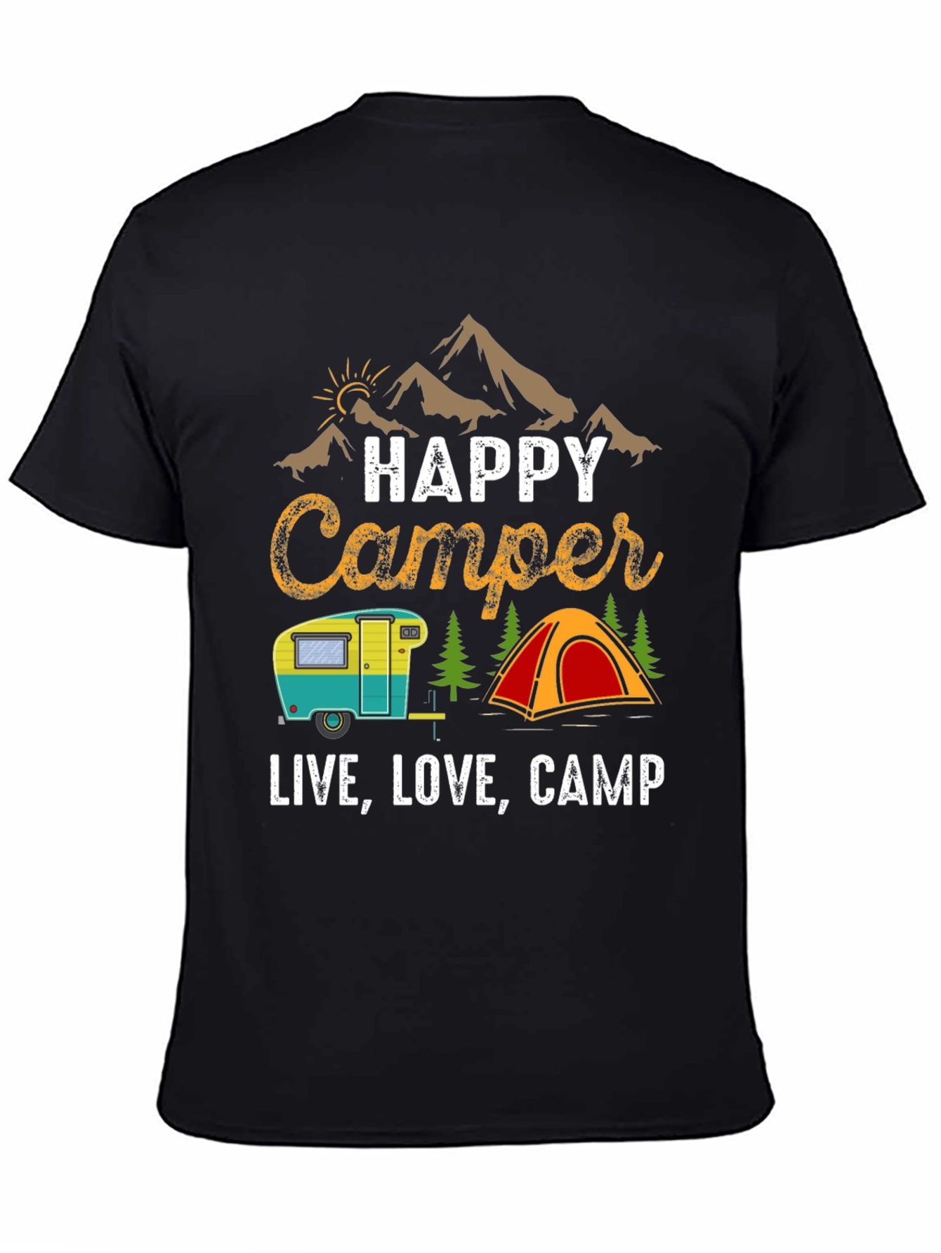 Happy Camper Graphic Tee - Live Love Camp
