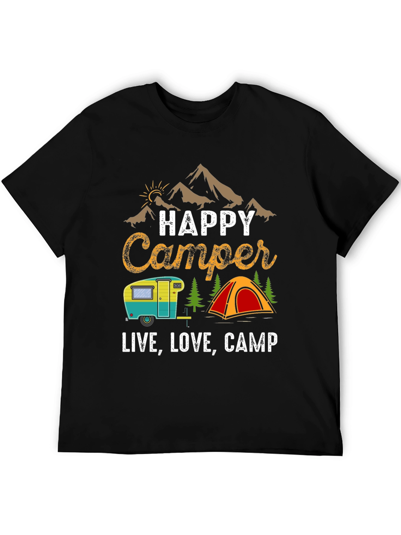Happy Camper Graphic Tee - Live Love Camp