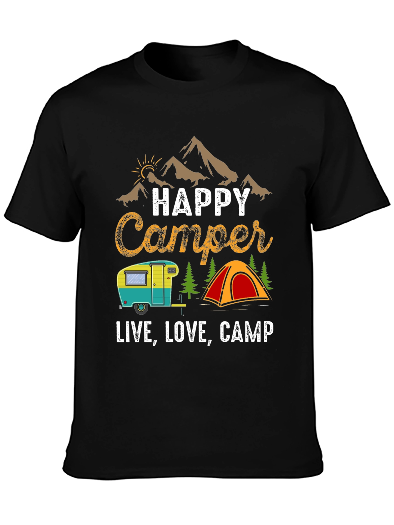 Happy Camper Graphic Tee - Live Love Camp