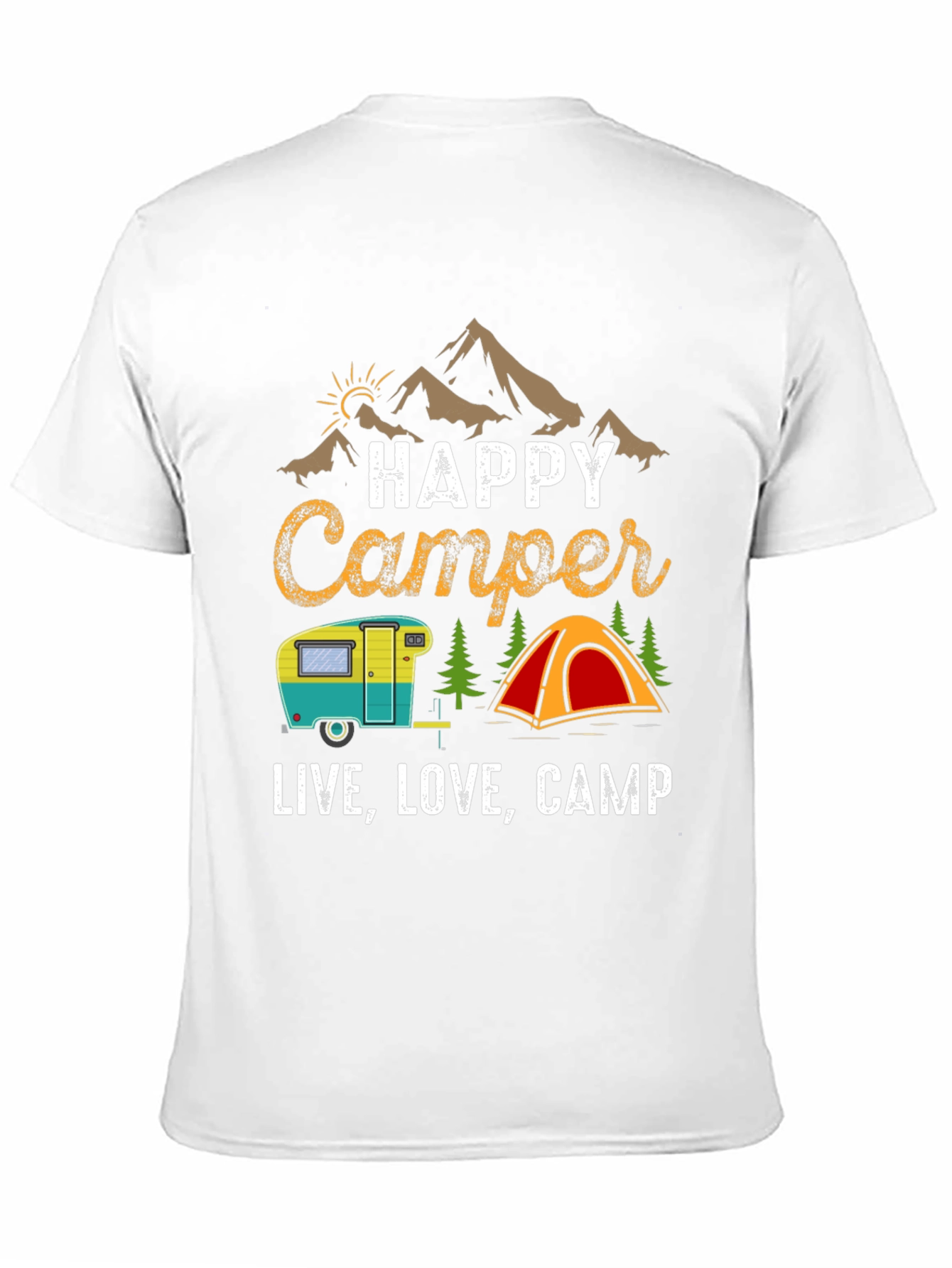 Happy Camper Graphic Tee - Live Love Camp