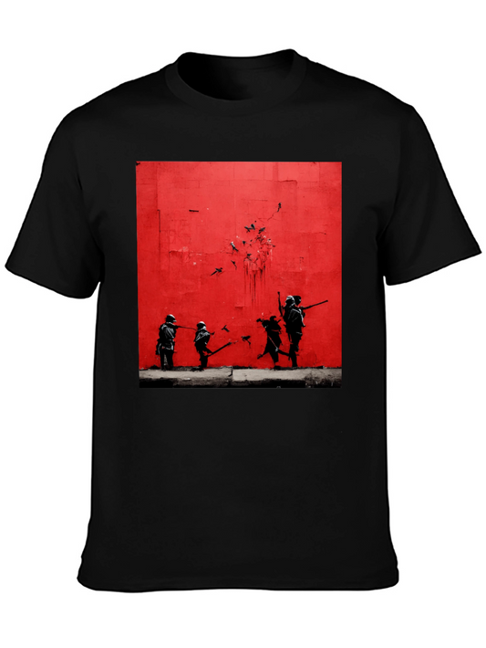 Banksy Inspired Art Tee - Streetwear Style