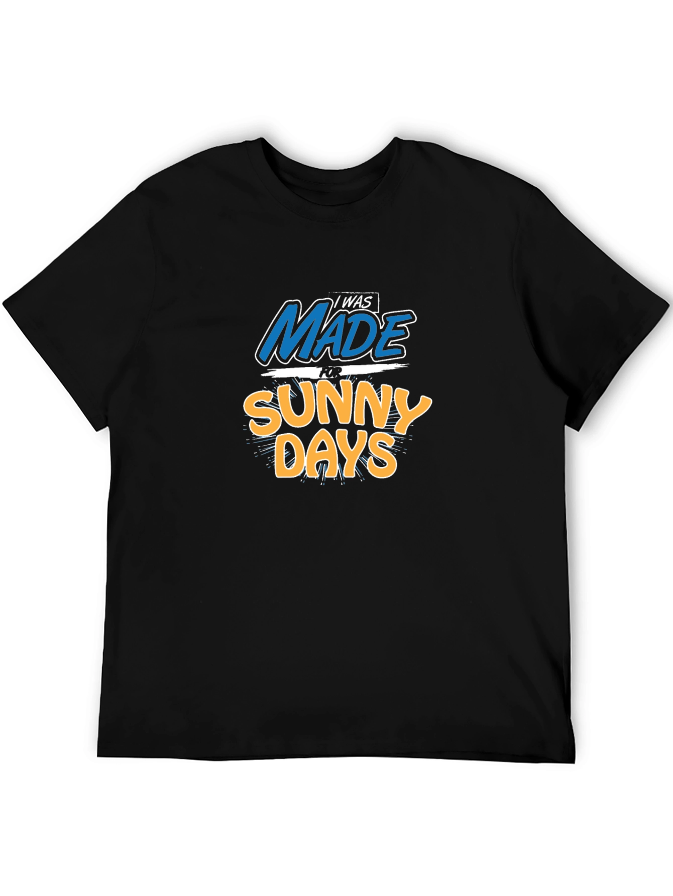 Made for Sunny Days Graphic T-Shirt - Black