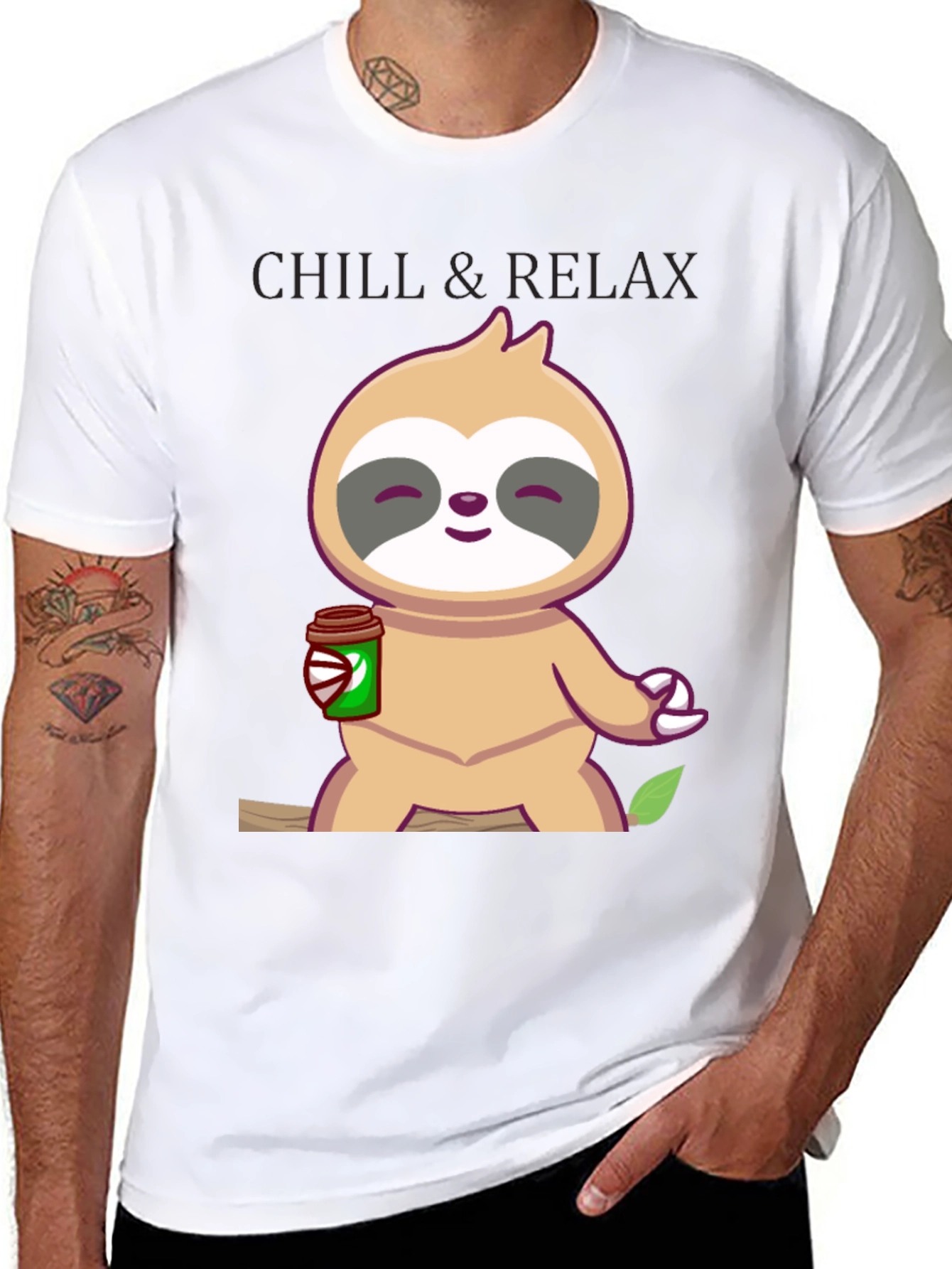 Chill Sloth T-Shirt - Relax & Unwind