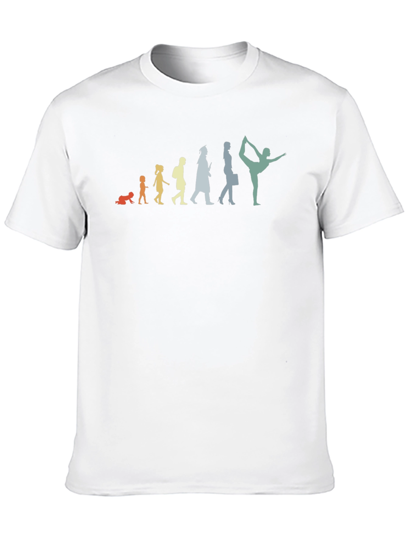 Evolution of Woman Black T-Shirt