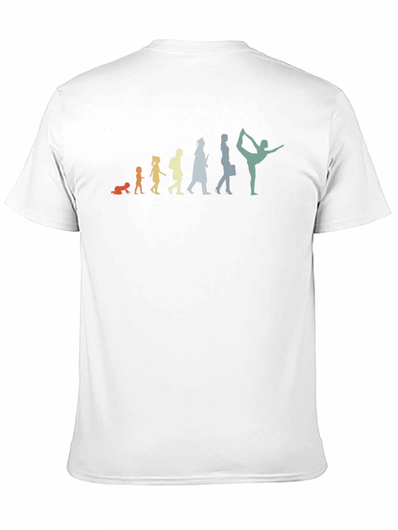 Evolution of Woman Black T-Shirt